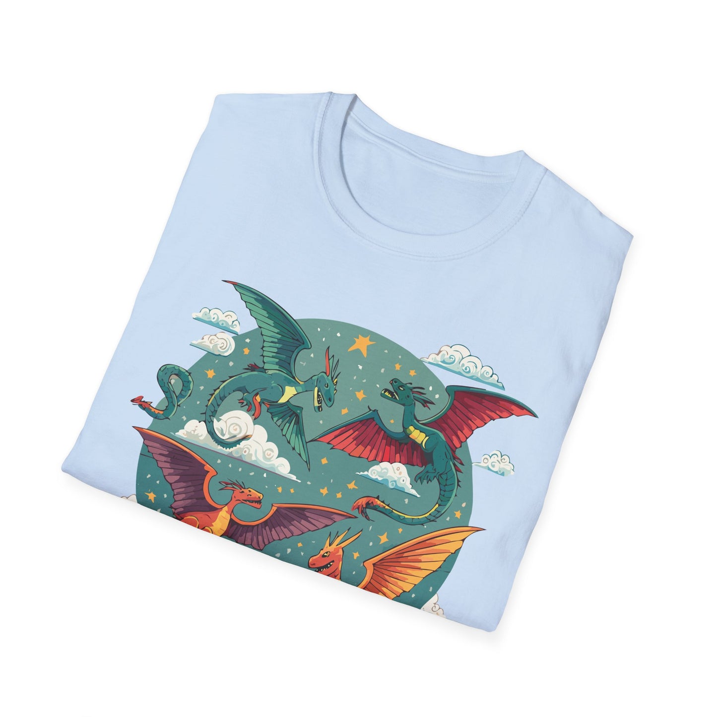 Dragon T Shirt, Dragon Shirt, Shirt with Animals, Animal Shirt