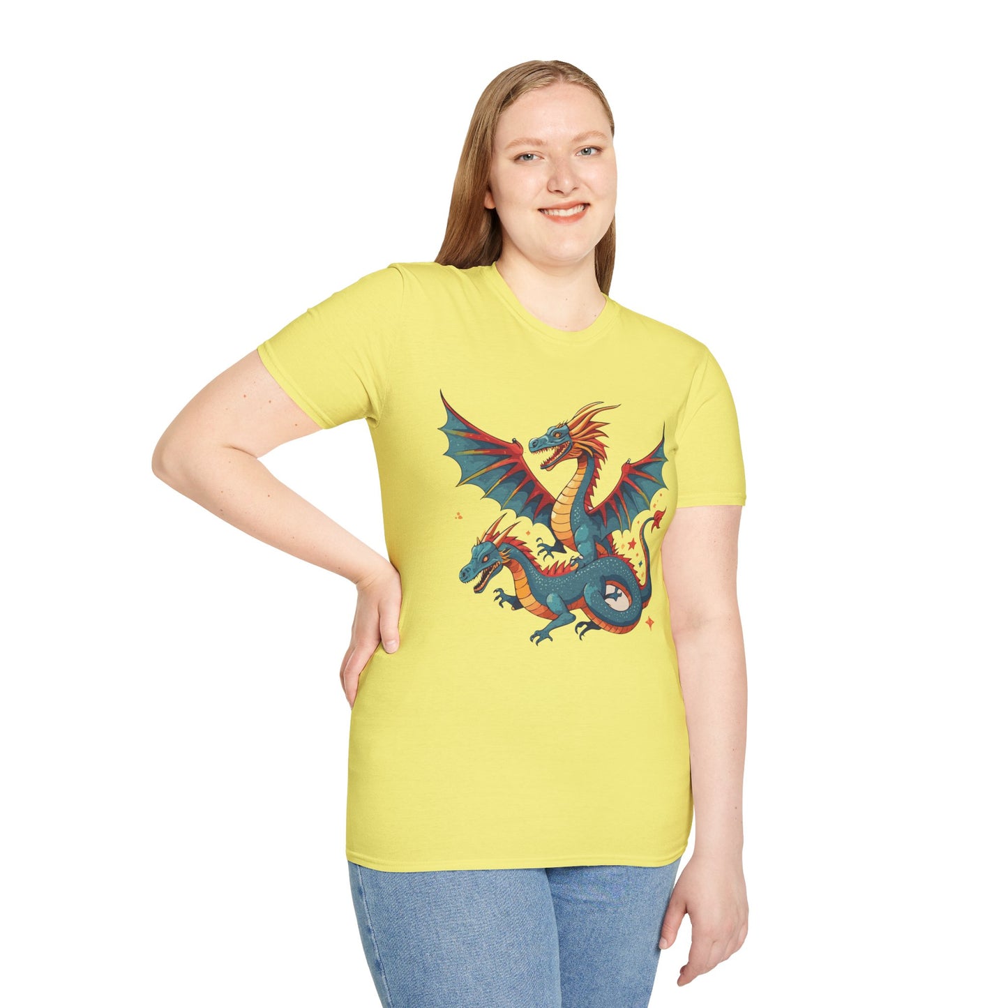 Dragon T Shirt, Dragon Shirt, Shirt with Animals, Animal Shirt
