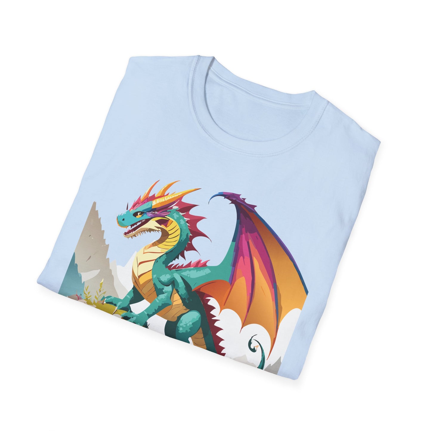 Dragon T Shirt, Dragon Shirt, Shirt with Animals, Animal Shirt