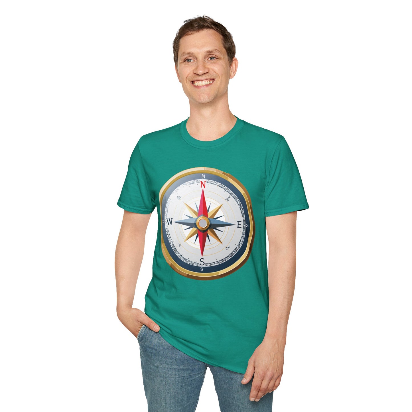 Compass T Shirt, Compass Shirt, Shirt with Compass, Navigator Shirt