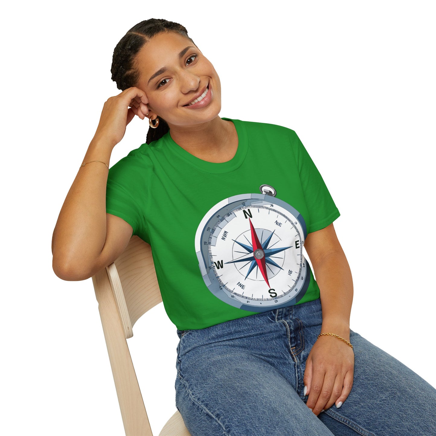 Compass T Shirt, Compass Shirt, Shirt with Compass, Navigator Shirt