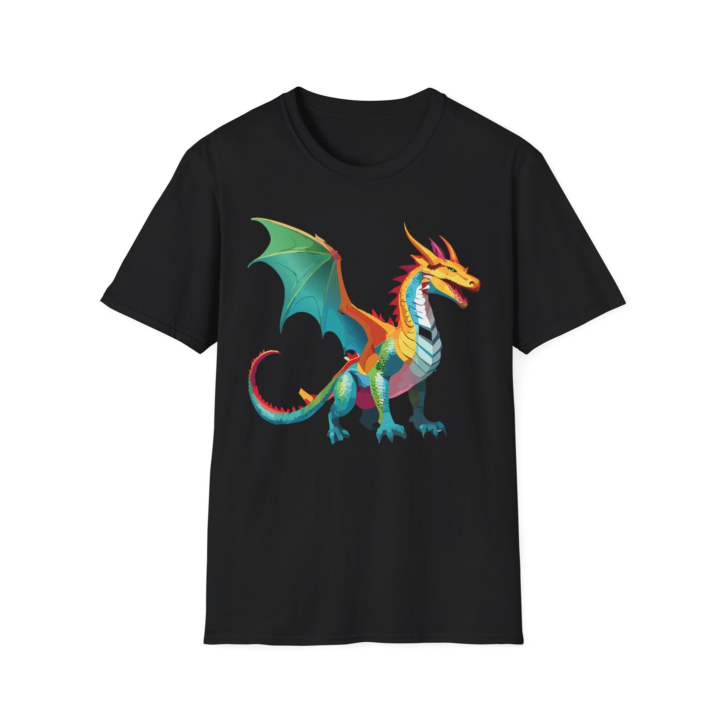 Dragon T Shirt, Dragon Shirt, Shirt with Animals, Animal Shirt