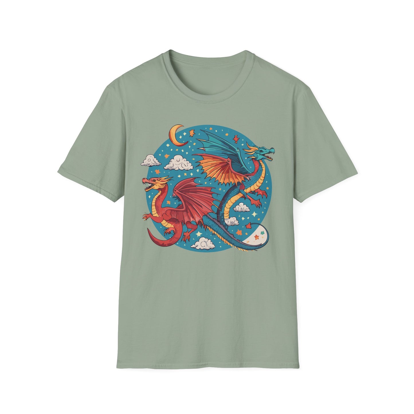 Dragon T Shirt, Dragon Shirt, Shirt with Animals, Animal Shirt