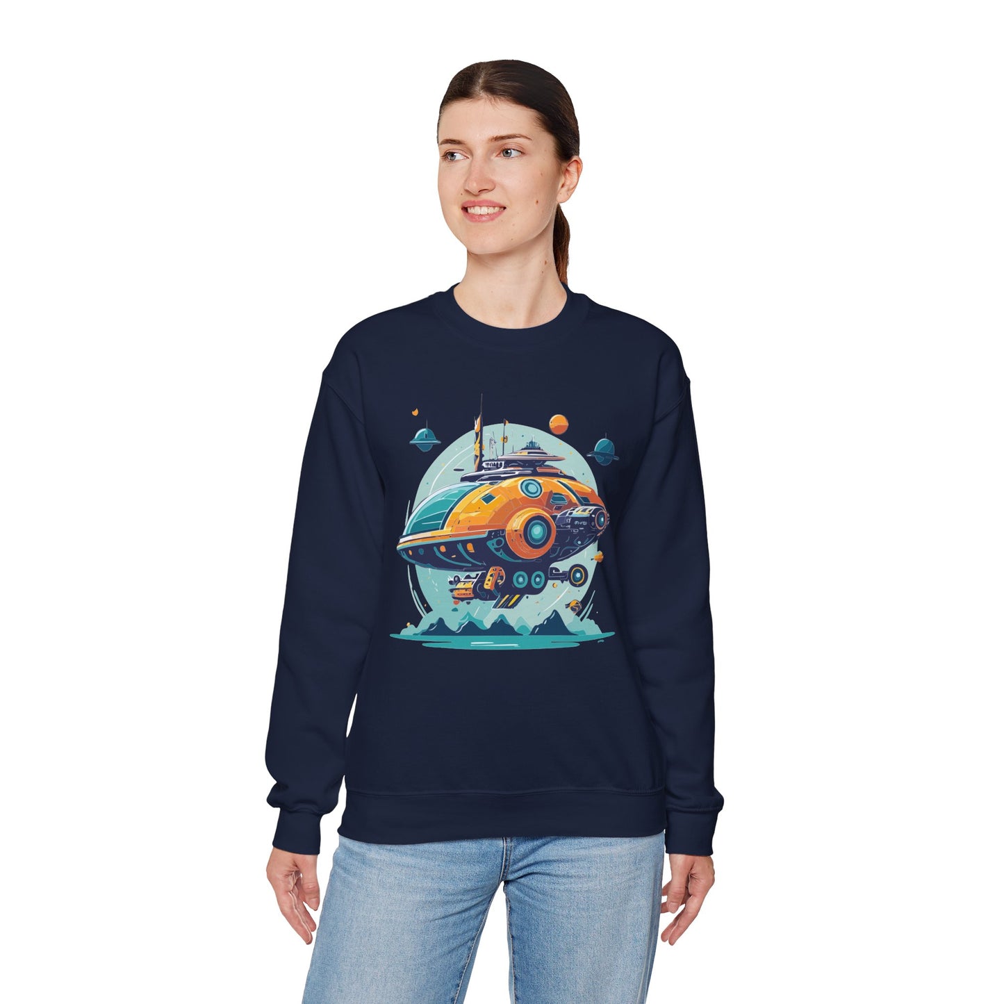 Space Shuttle Sweatshirt, Cosmic Sweatshirt, Astronaut Sweatshirt, Space Cosmic Sweatshirt