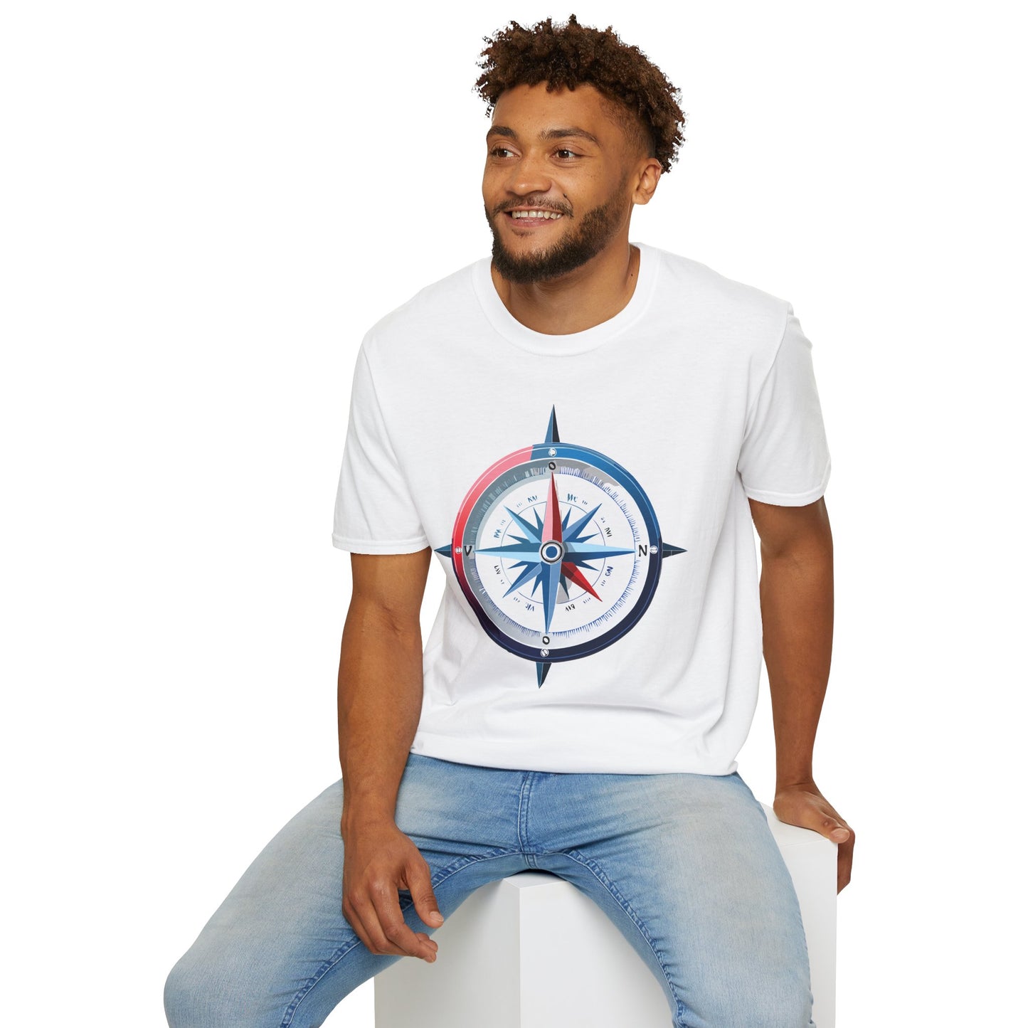 Compass T Shirt, Compass Shirt, Shirt with Compass, Navigator Shirt