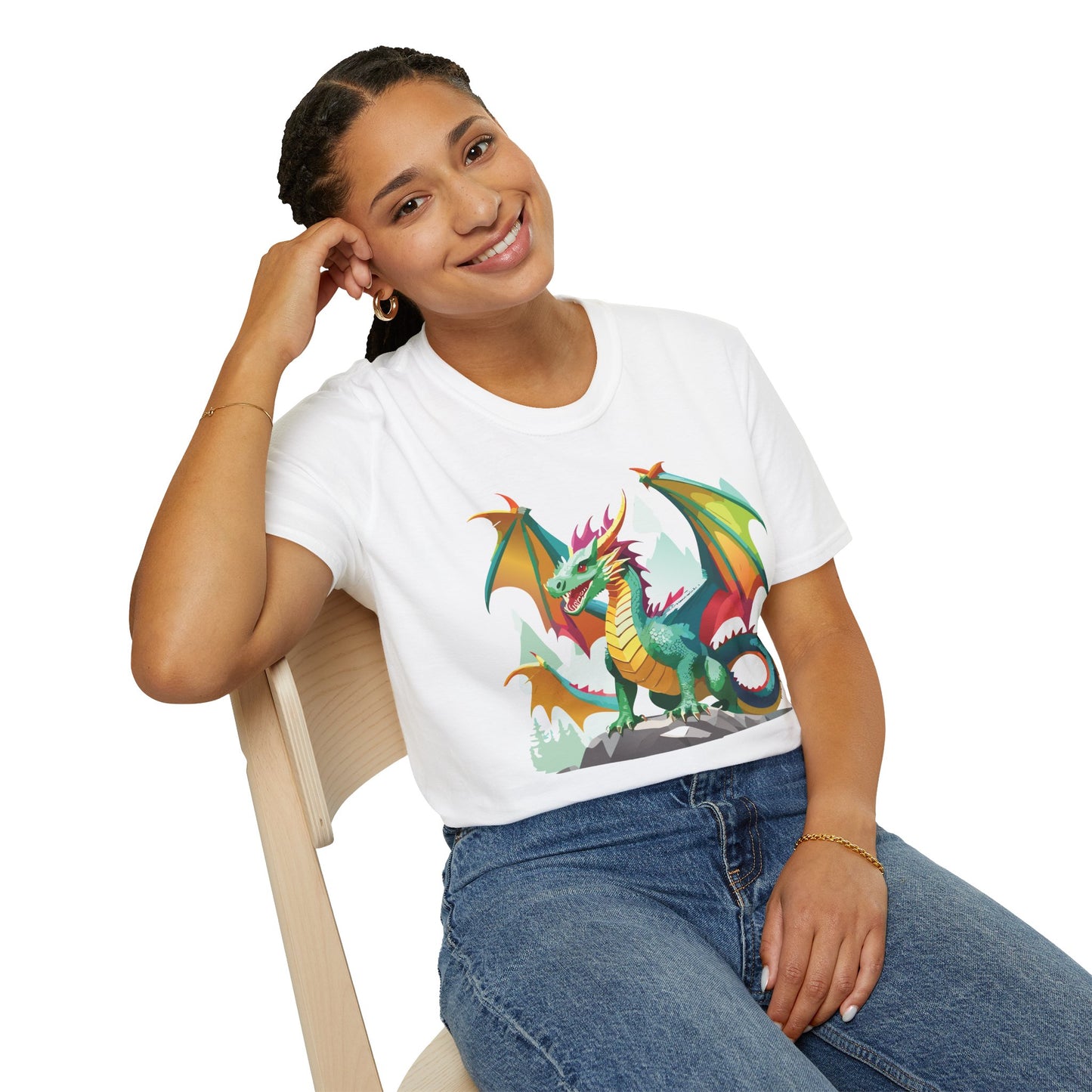 Dragon T Shirt, Dragon Shirt, Shirt with Animals, Animal Shirt