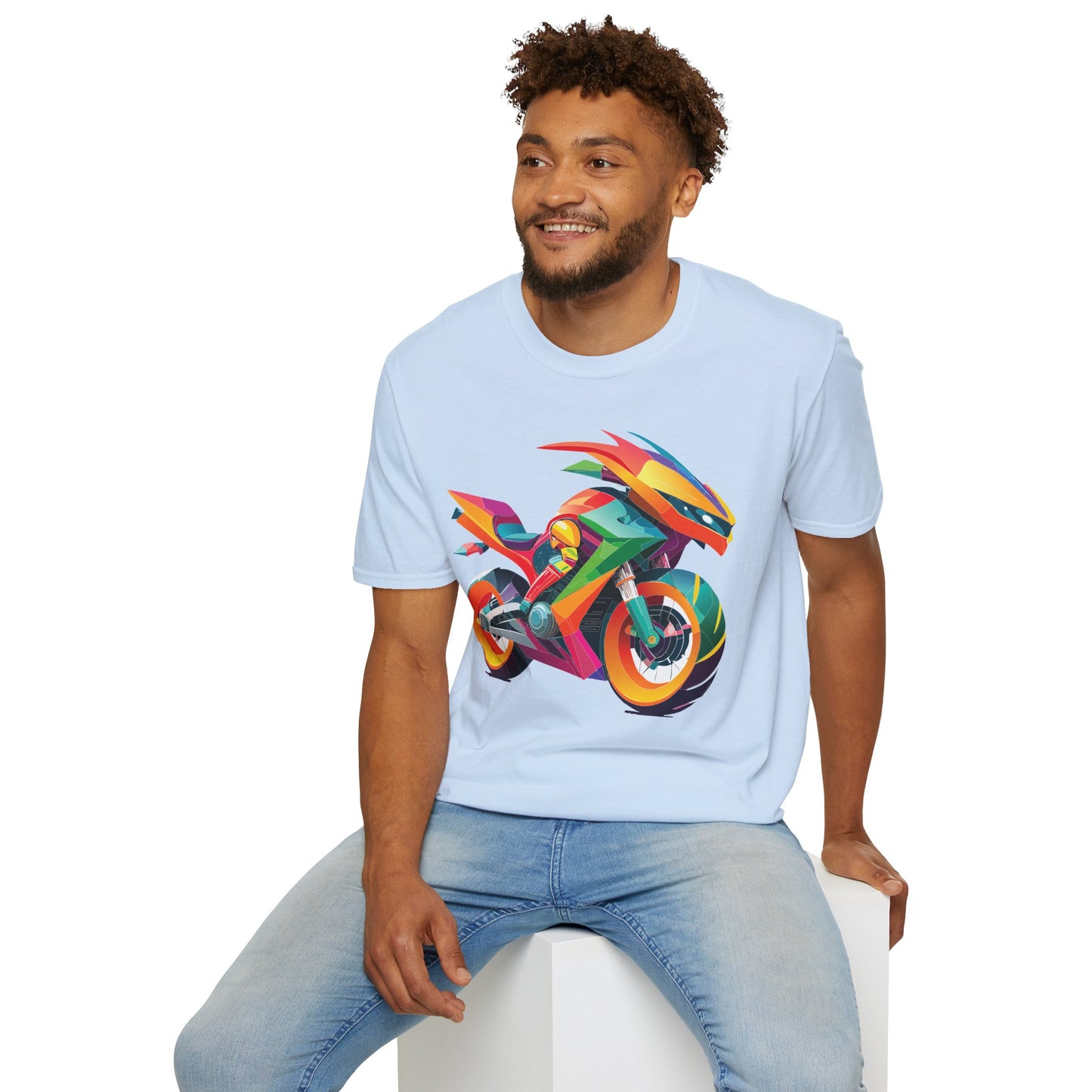 Bike T Shirt, Moto Shirt, Shirt with Motorcycle, MTB T Shirts