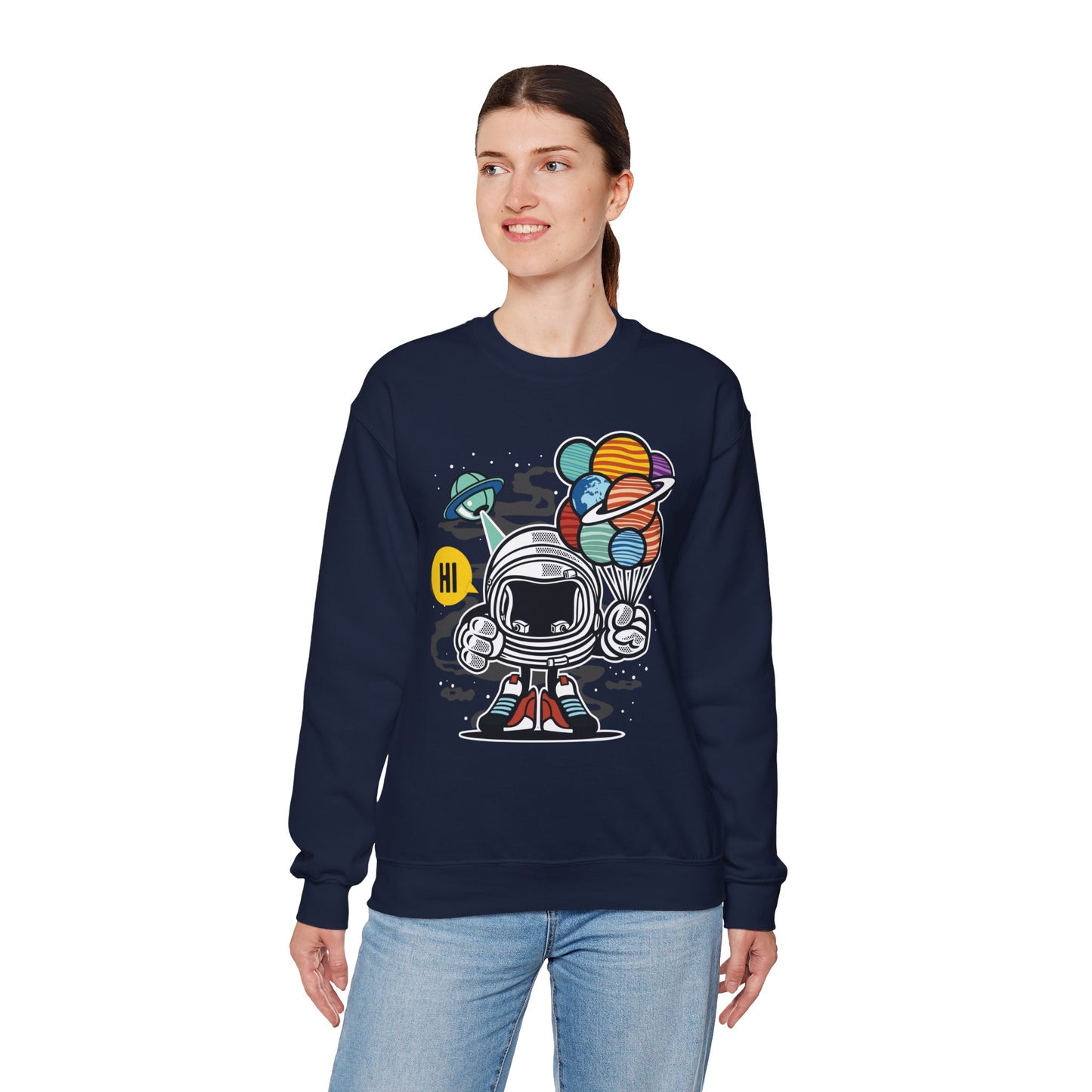 Space Shuttle Sweatshirt, Cosmic Sweatshirt, Astronaut Sweatshirt, Space Cosmic Sweatshirt