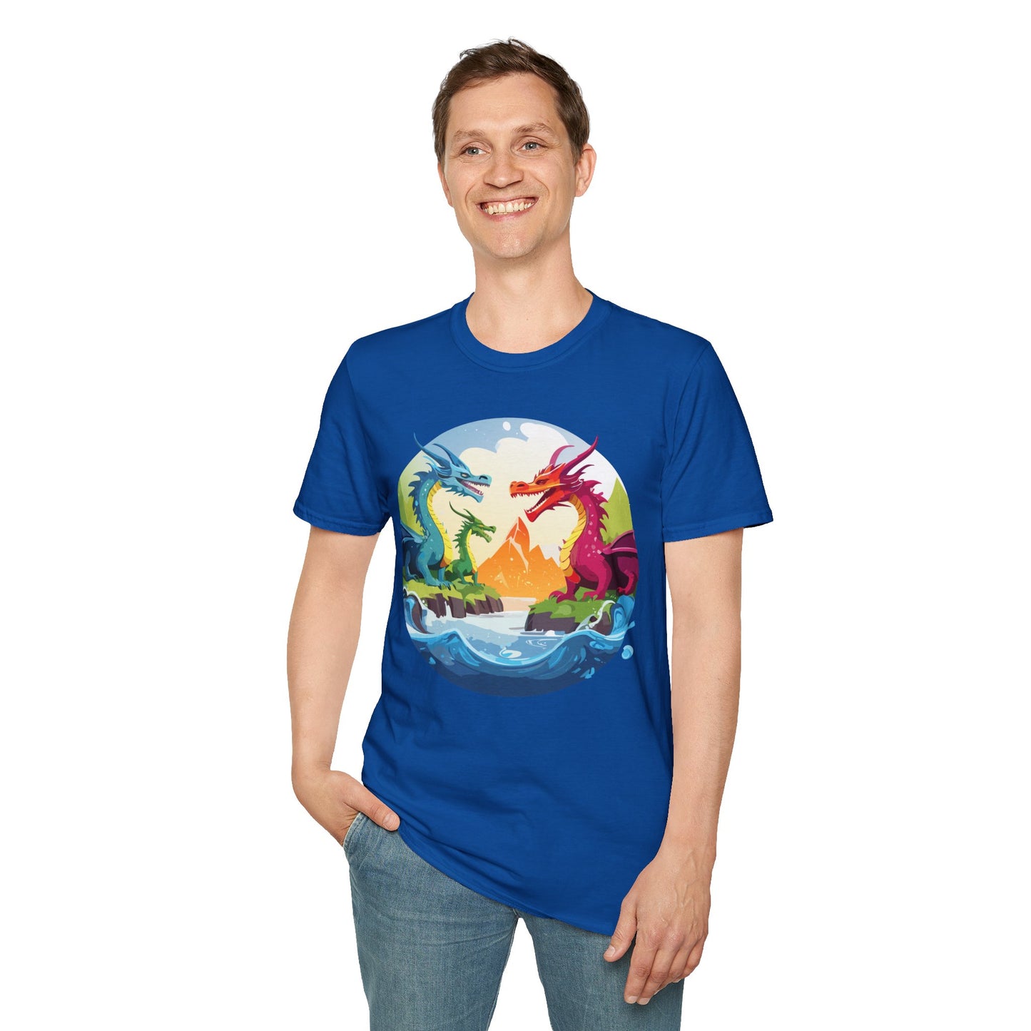 Dragon T Shirt, Dragon Shirt, Shirt with Animals, Animal Shirt