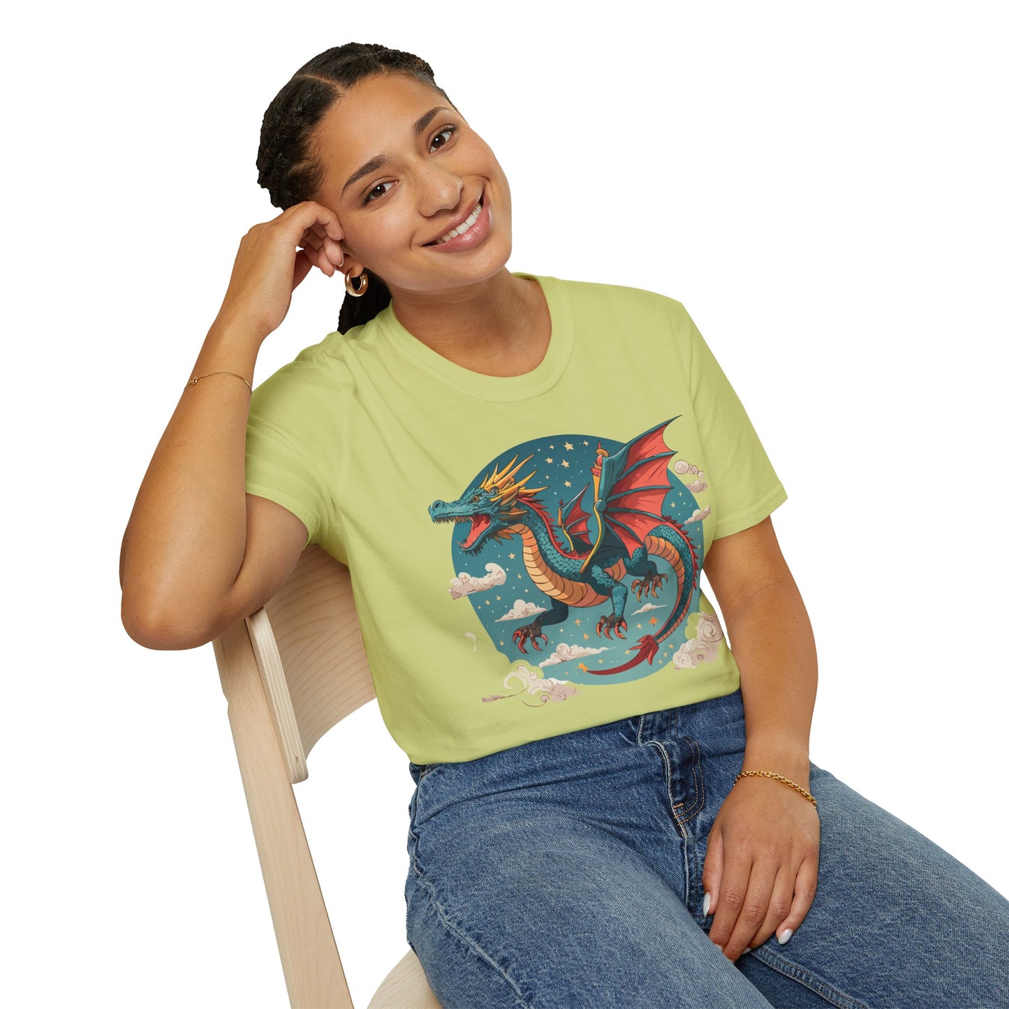 Dragon T Shirt, Dragon Shirt, Shirt with Animals, Animal Shirt