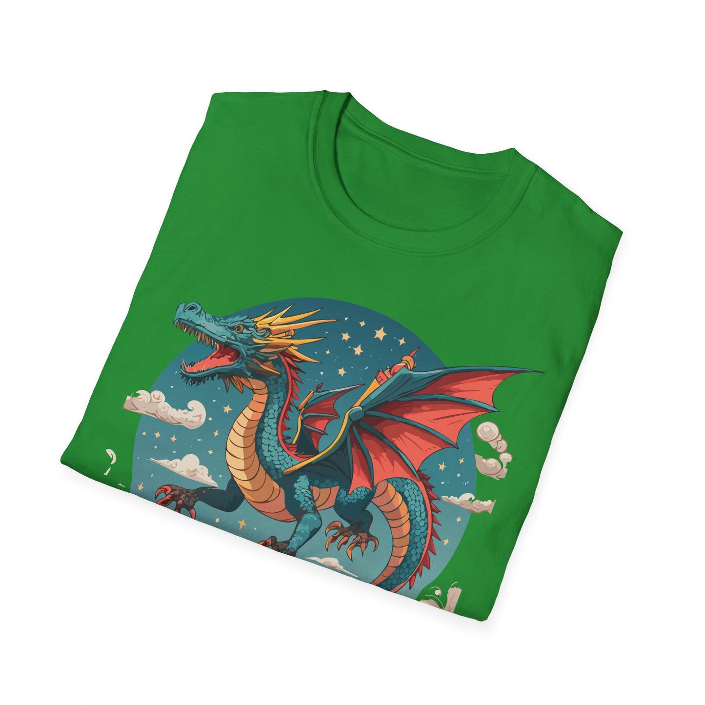 Dragon T Shirt, Dragon Shirt, Shirt with Animals, Animal Shirt