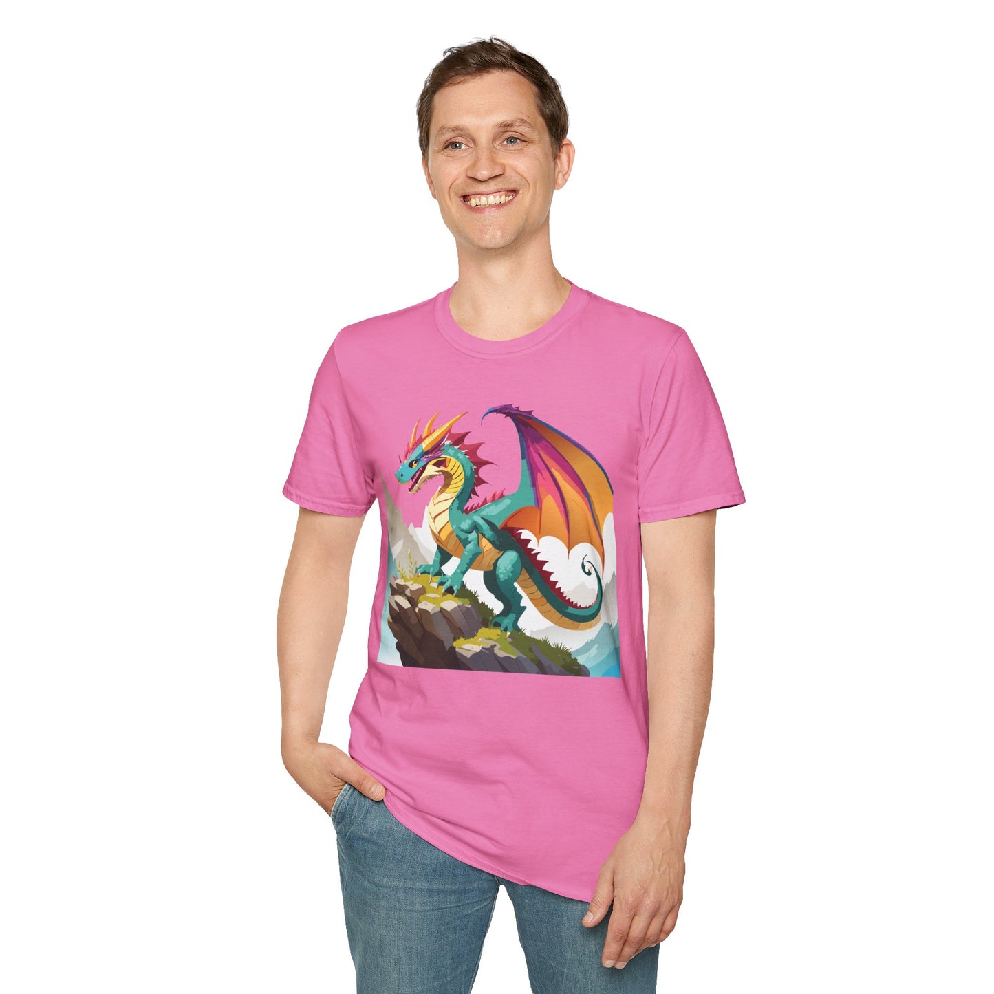 Dragon T Shirt, Dragon Shirt, Shirt with Animals, Animal Shirt