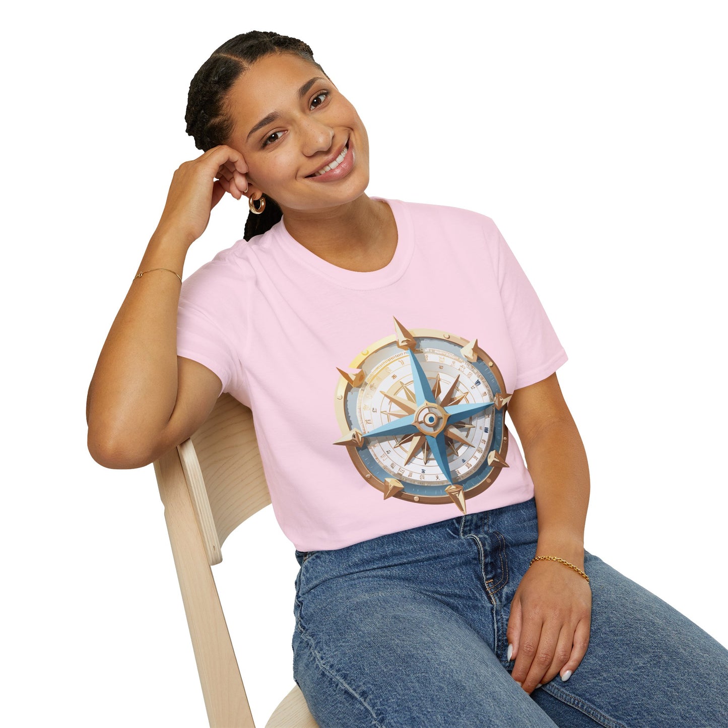 Compass T Shirt, Compass Shirt, Shirt with Compass, Navigator Shirt