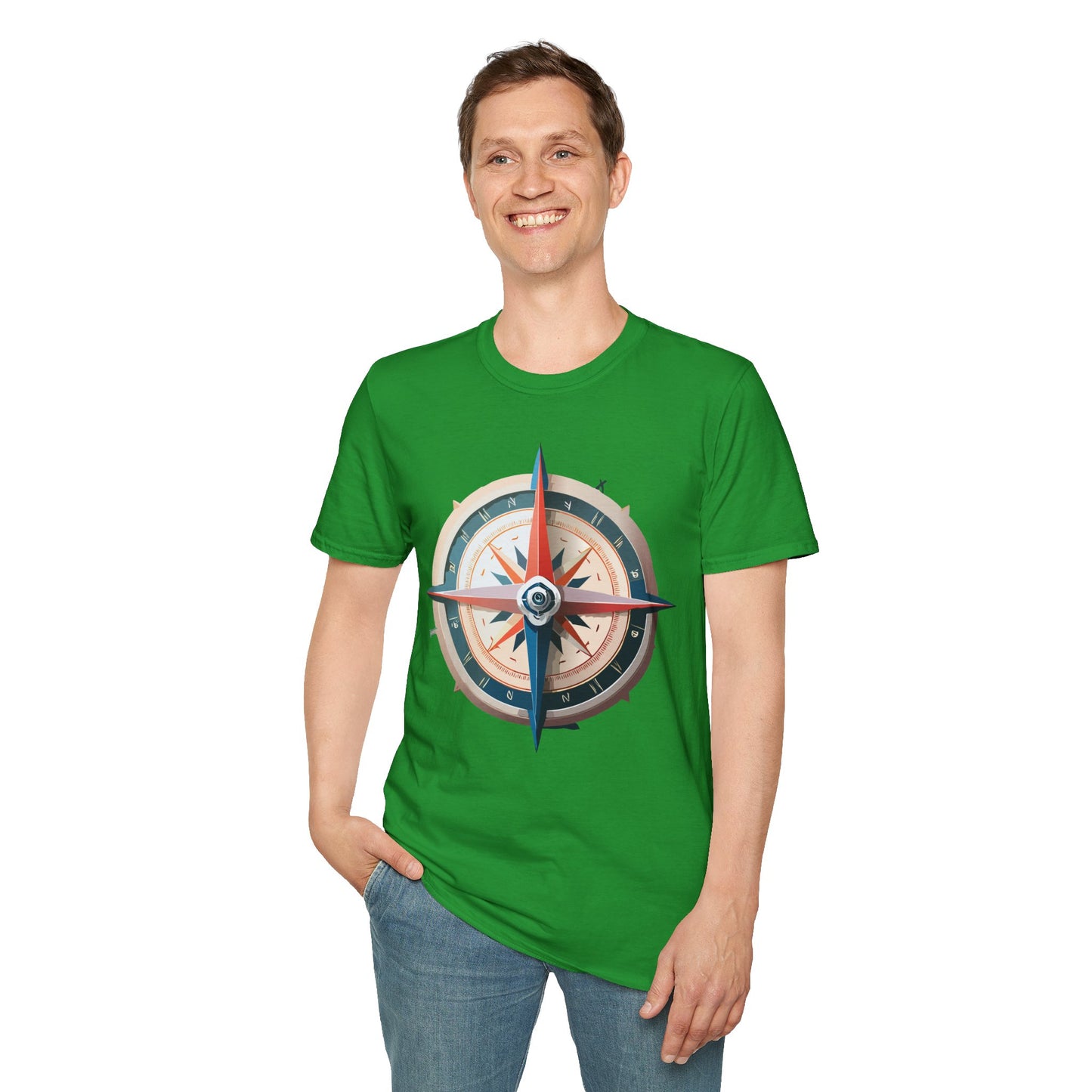 Compass T Shirt, Compass Shirt, Shirt with Compass, Navigator Shirt