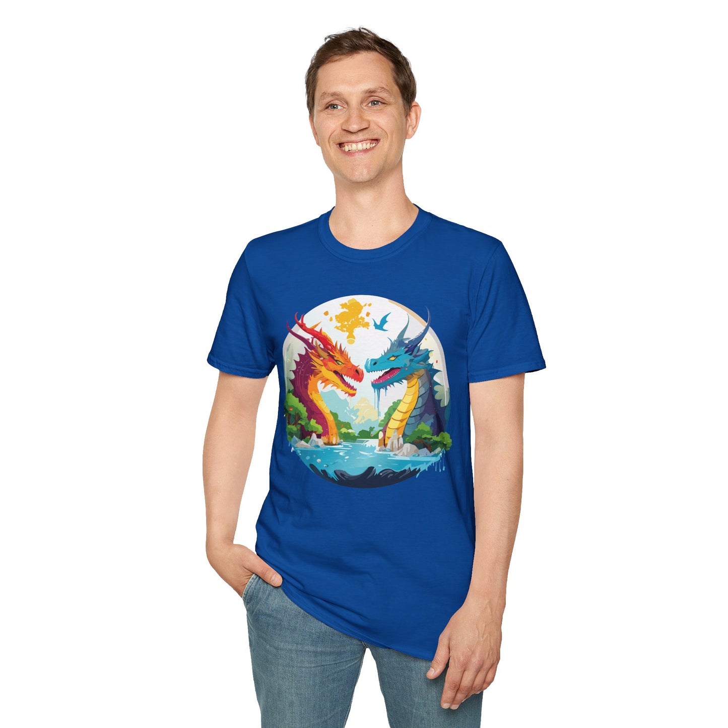 Dragon T Shirt, Dragon Shirt, Shirt with Animals, Animal Shirt