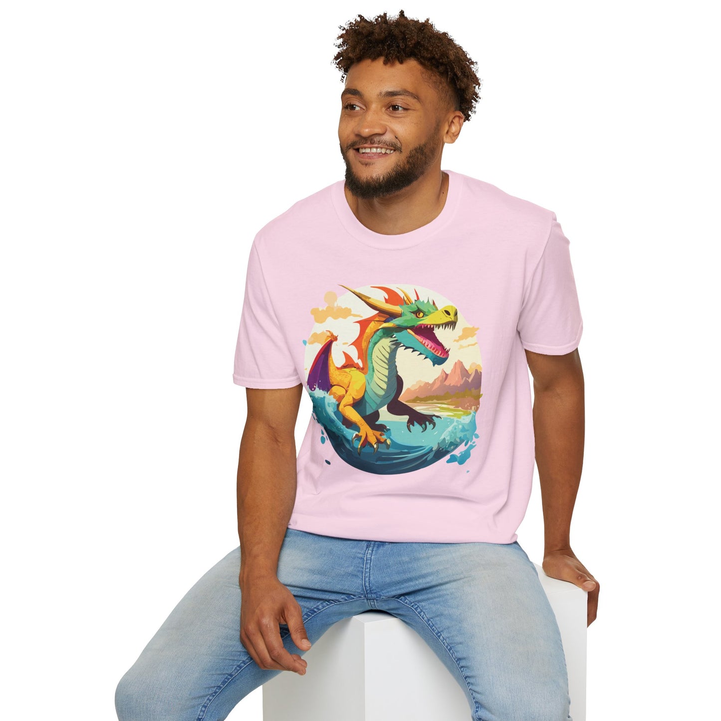 Dragon T Shirt, Dragon Shirt, Shirt with Animals, Animal Shirt