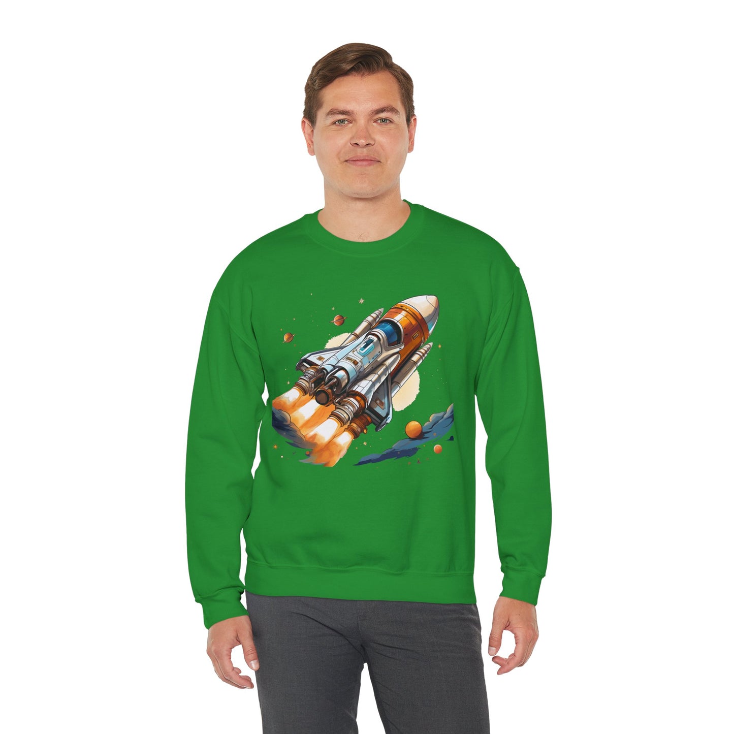 Space Shuttle Sweatshirt, Cosmic Sweatshirt, Astronaut Sweatshirt, Space Cosmic Sweatshirt
