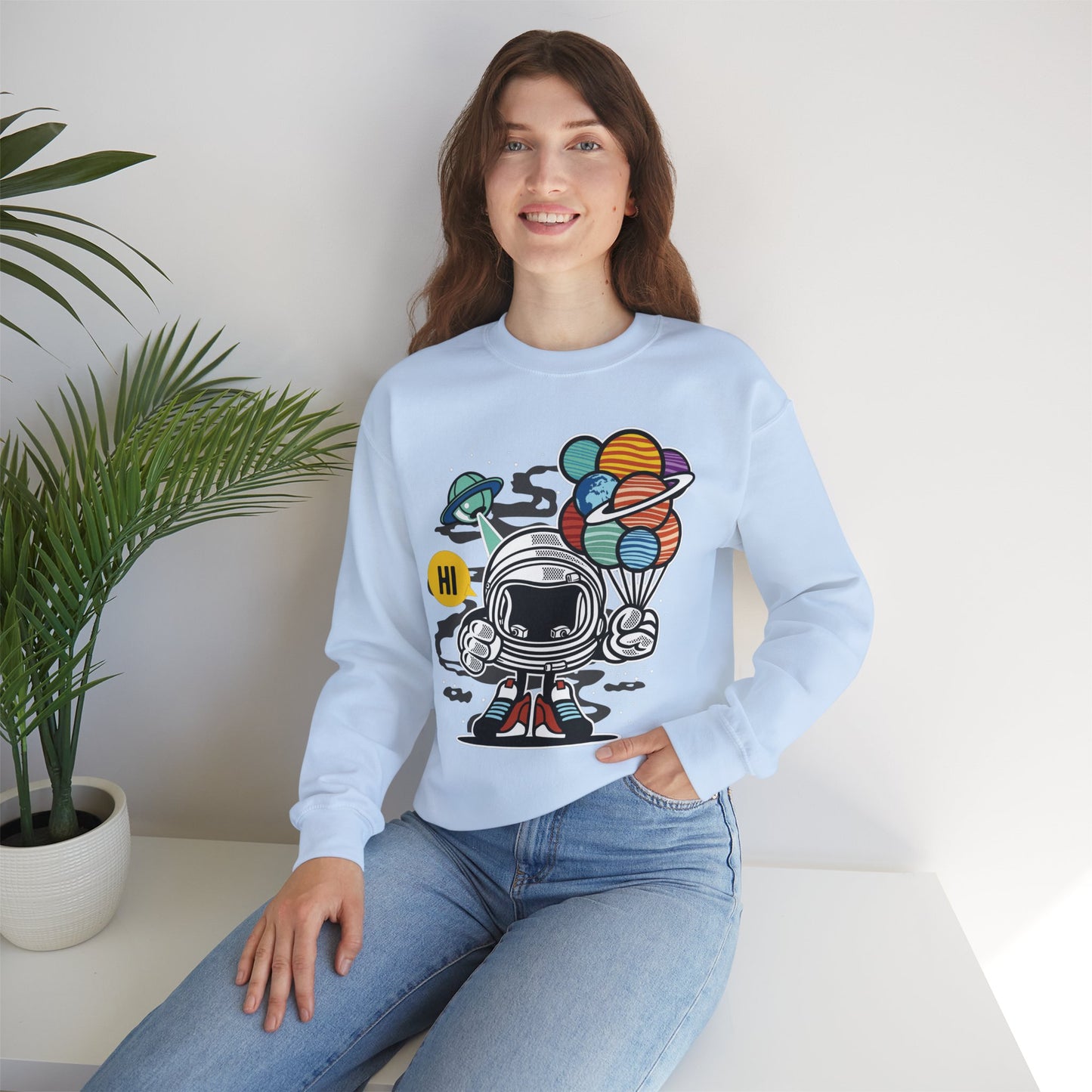 Space Shuttle Sweatshirt, Cosmic Sweatshirt, Astronaut Sweatshirt, Space Cosmic Sweatshirt