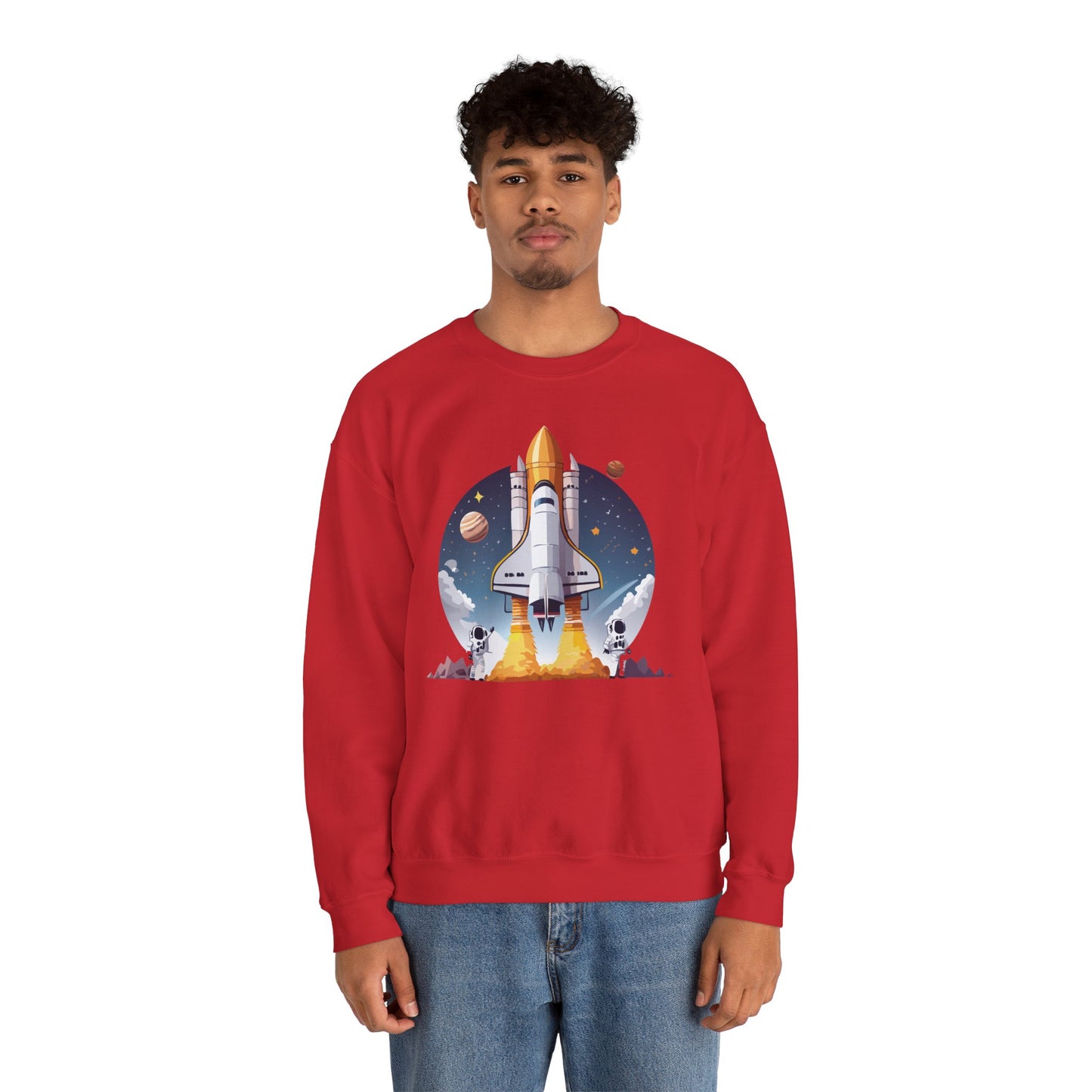 Space Shuttle Sweatshirt, Cosmic Sweatshirt, Astronaut Sweatshirt, Space Cosmic Sweatshirt