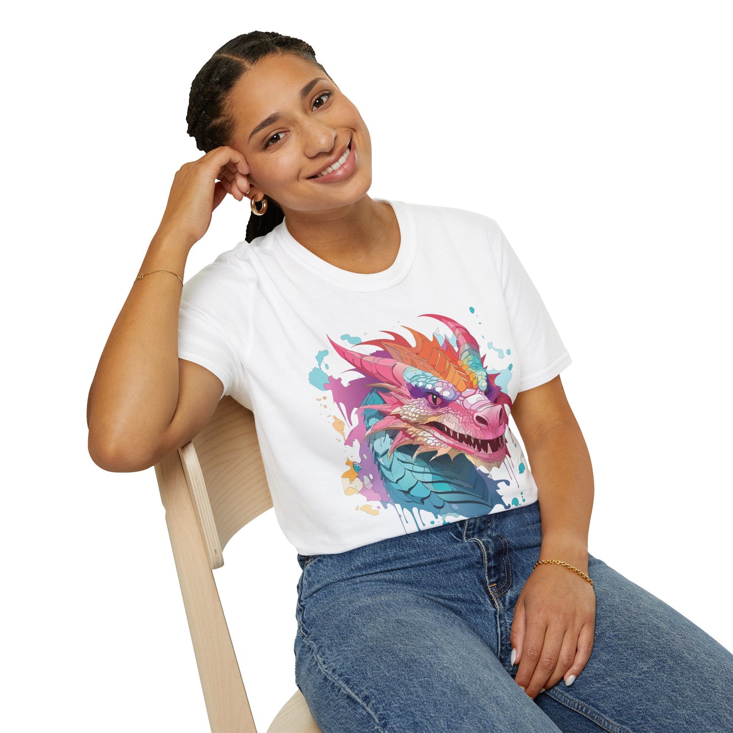 Dragon T Shirt, Dragon Shirt, Shirt with Animals, Animal Shirt