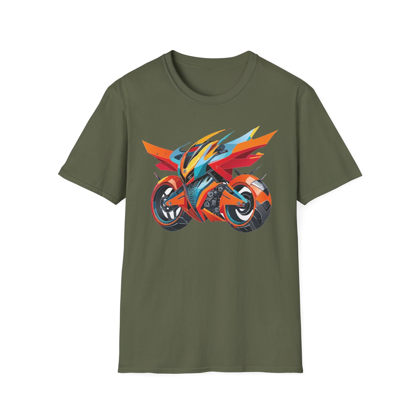 Bike T Shirt, Moto Shirt, Shirt with Motorcycle, MTB T Shirts