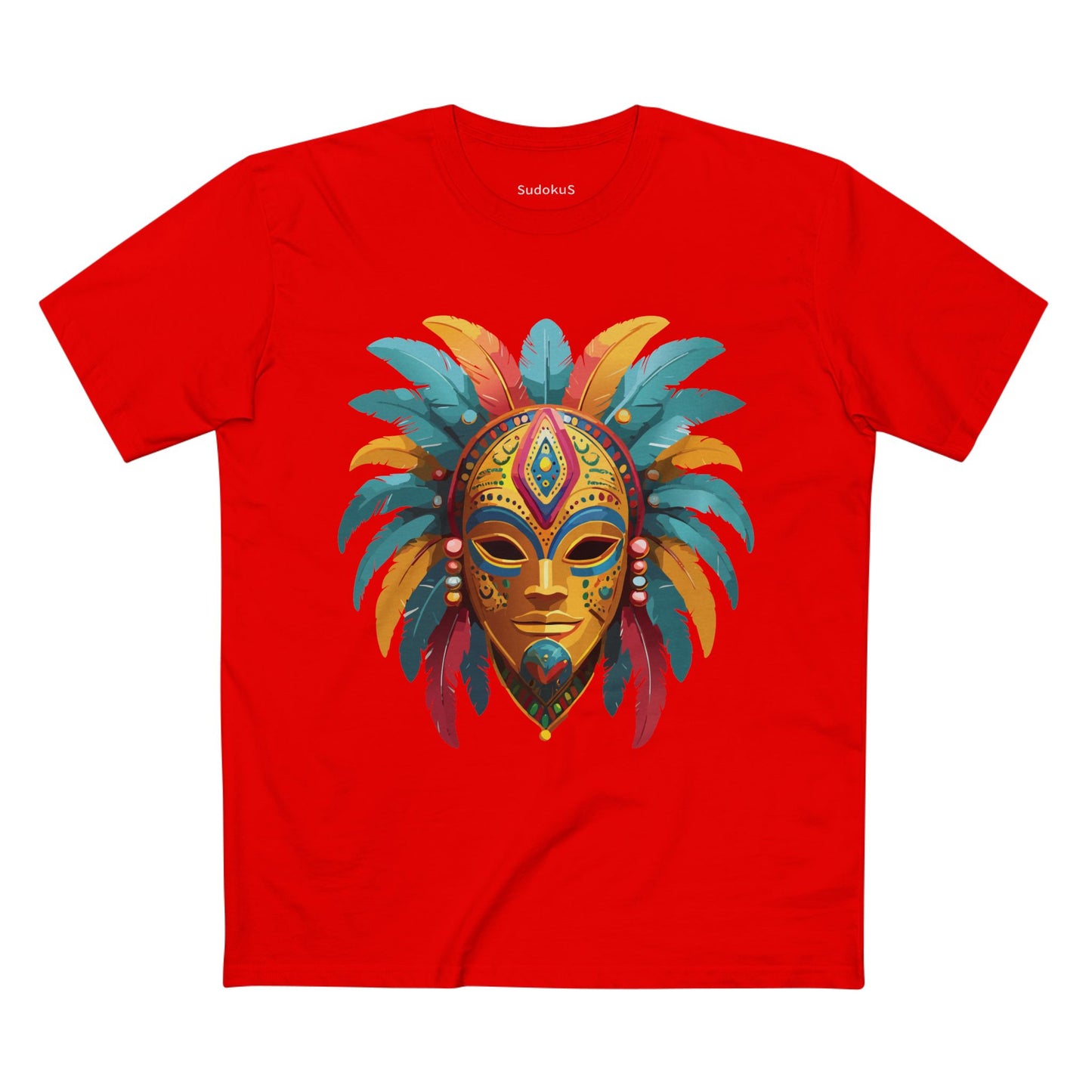Mask Shirt, Shirt with Face - SudokuS