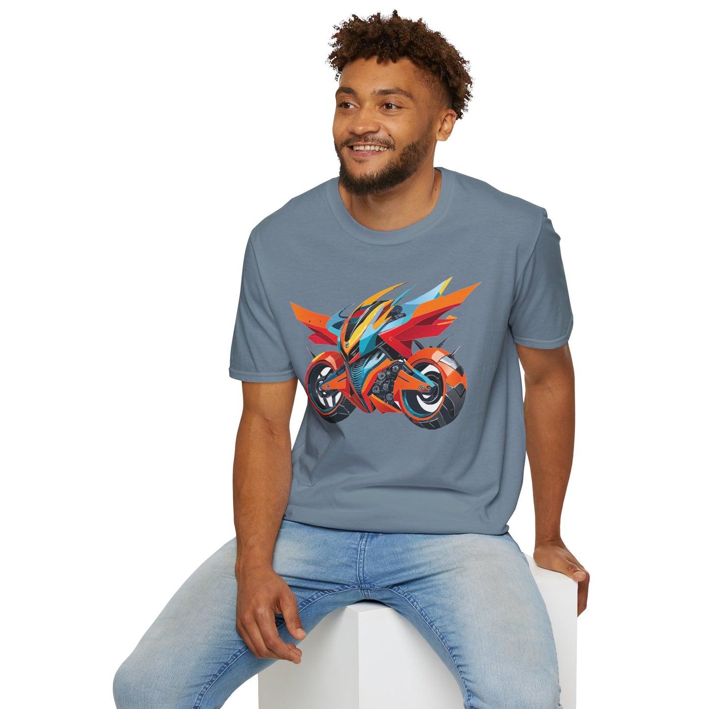 Bike T Shirt, Moto Shirt, Shirt with Motorcycle, MTB T Shirts