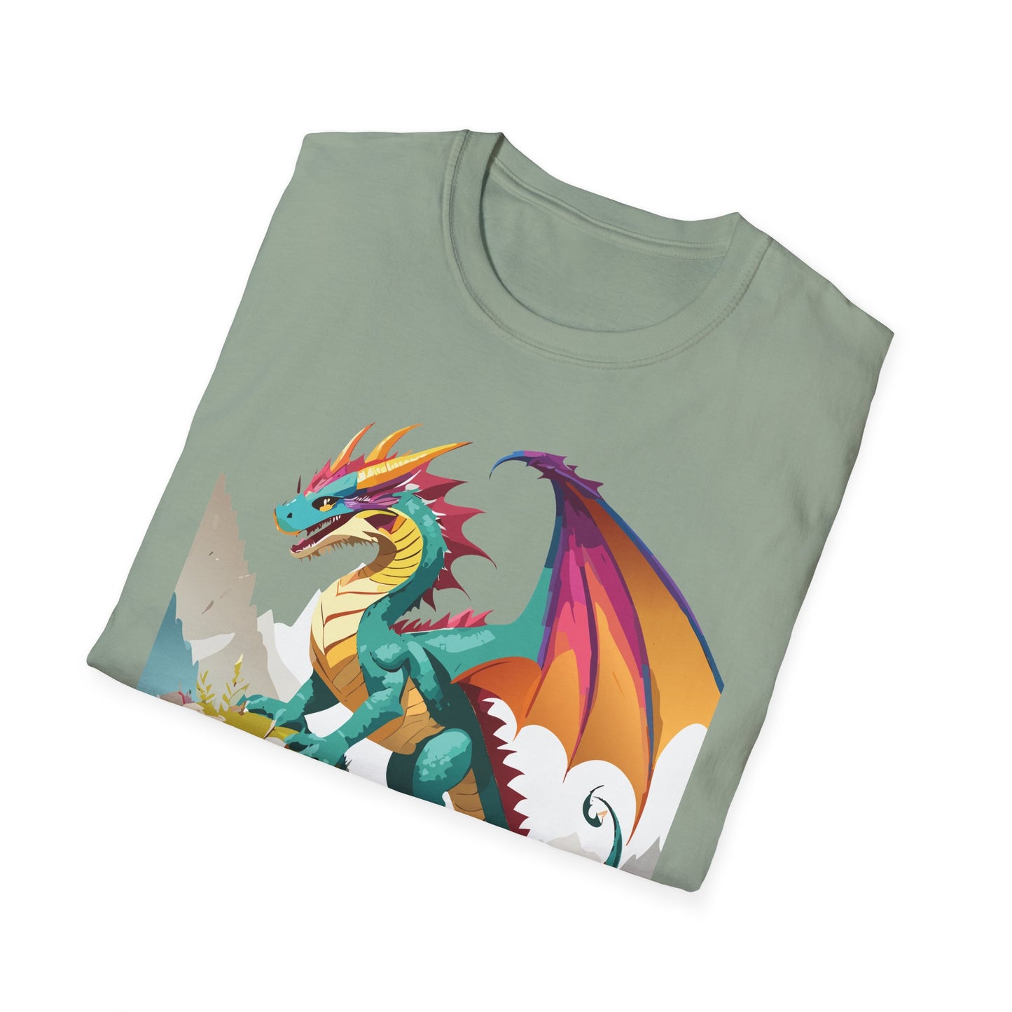 Dragon T Shirt, Dragon Shirt, Shirt with Animals, Animal Shirt