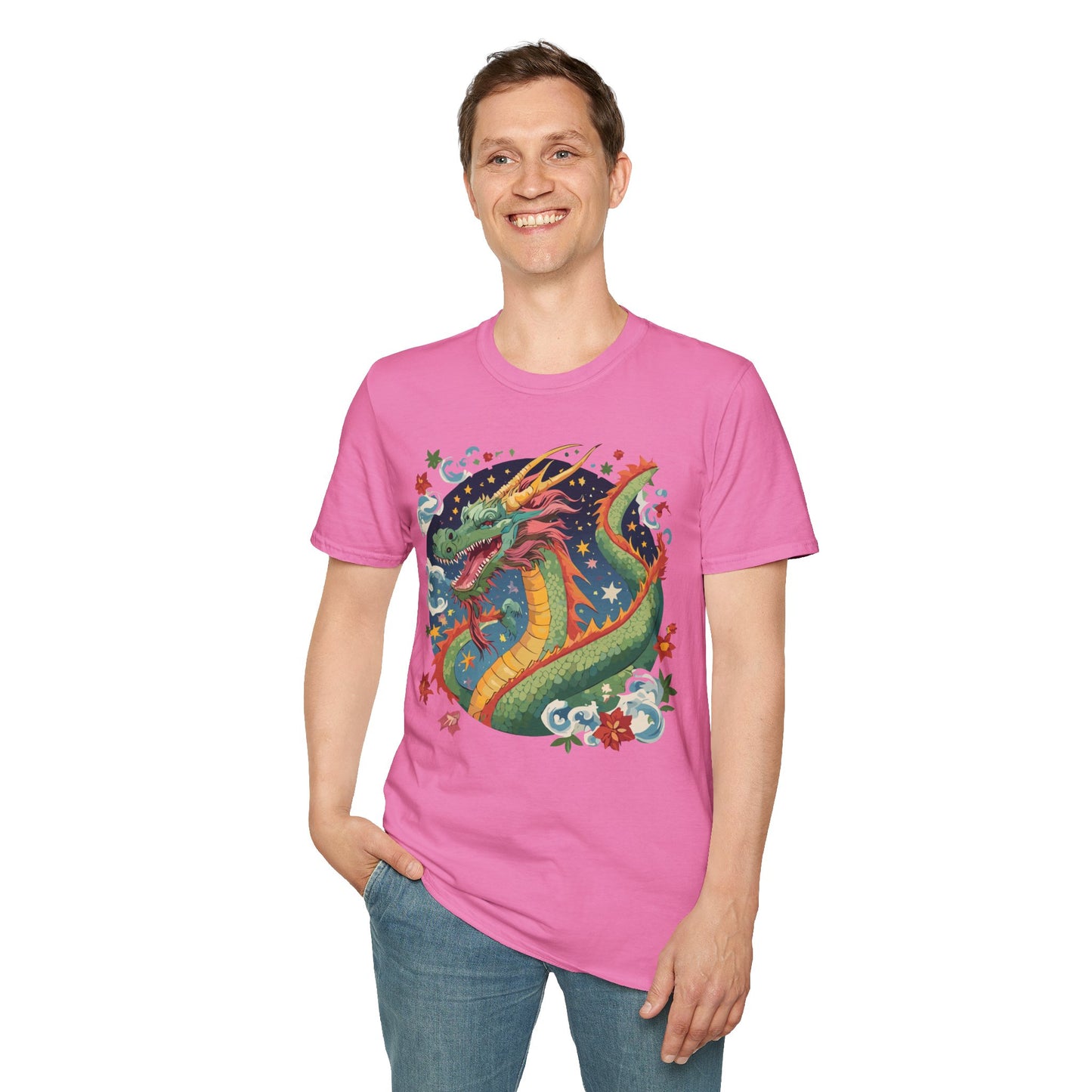 Dragon T Shirt, Dragon Shirt, Shirt with Animals, Animal Shirt