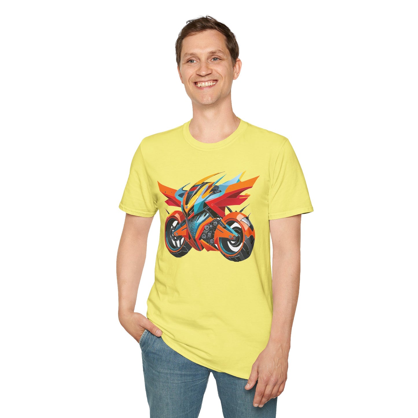 Bike T Shirt, Moto Shirt, Shirt with Motorcycle, MTB T Shirts