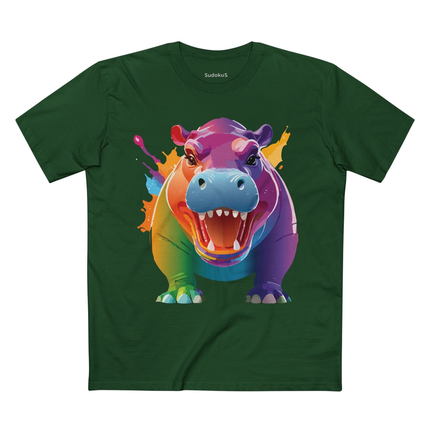 Animal Shirt, Hippo Shirt - SudokuS