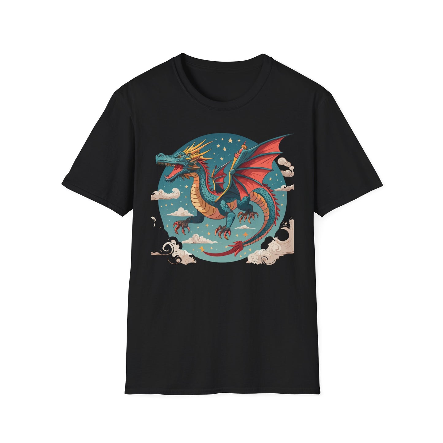 Dragon T Shirt, Dragon Shirt, Shirt with Animals, Animal Shirt