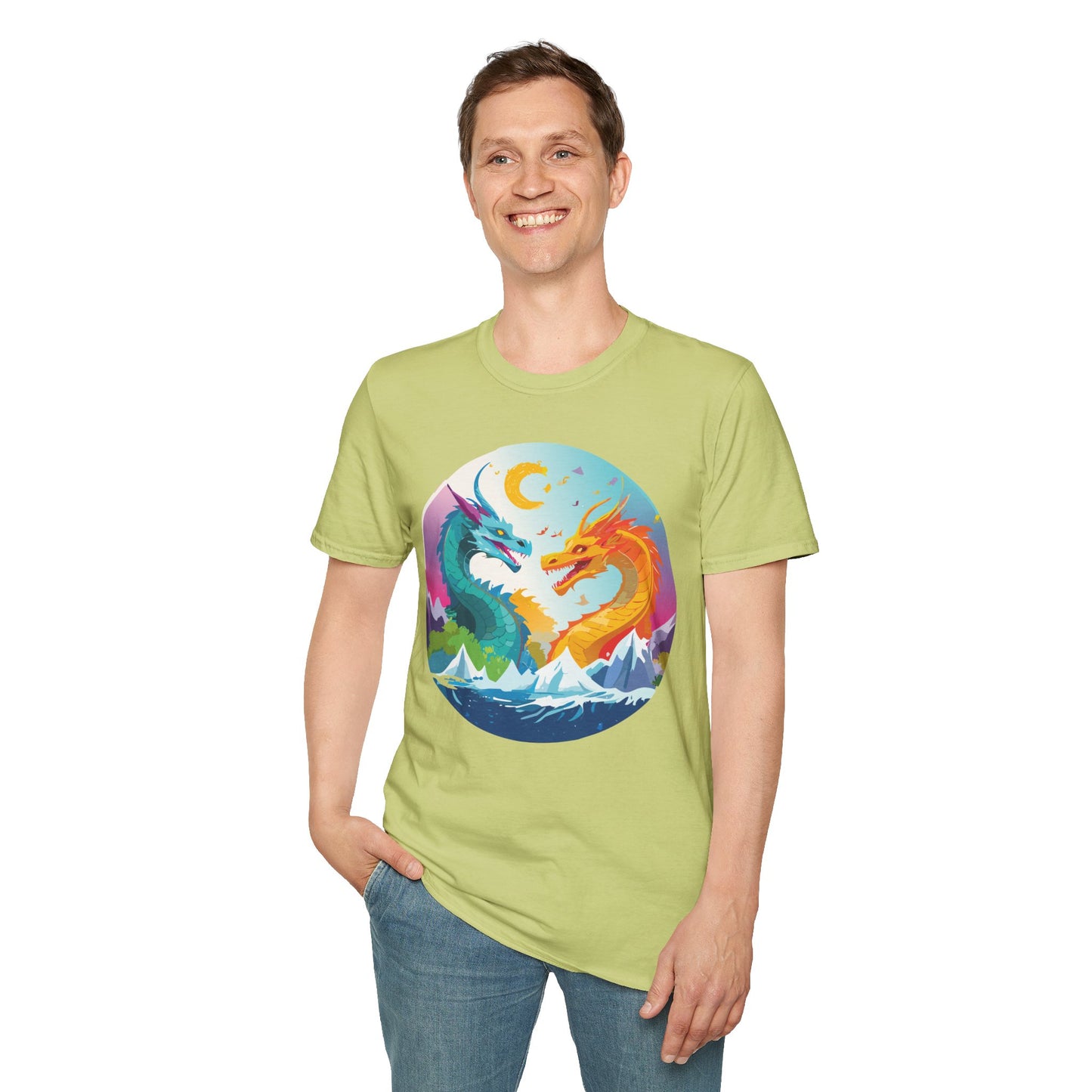 Dragon T Shirt, Dragon Shirt, Shirt with Animals, Animal Shirt
