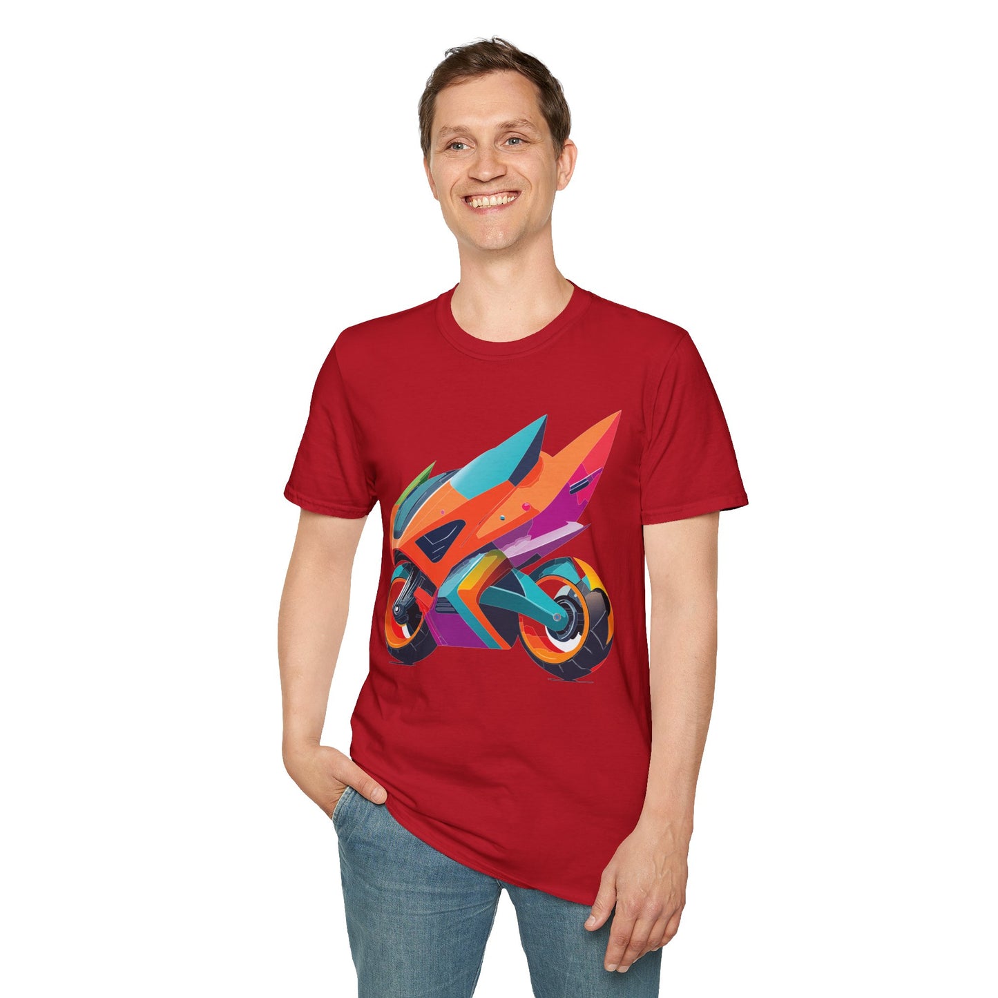 Bike T Shirt, Moto Shirt, Shirt with Motorcycle, MTB T Shirts