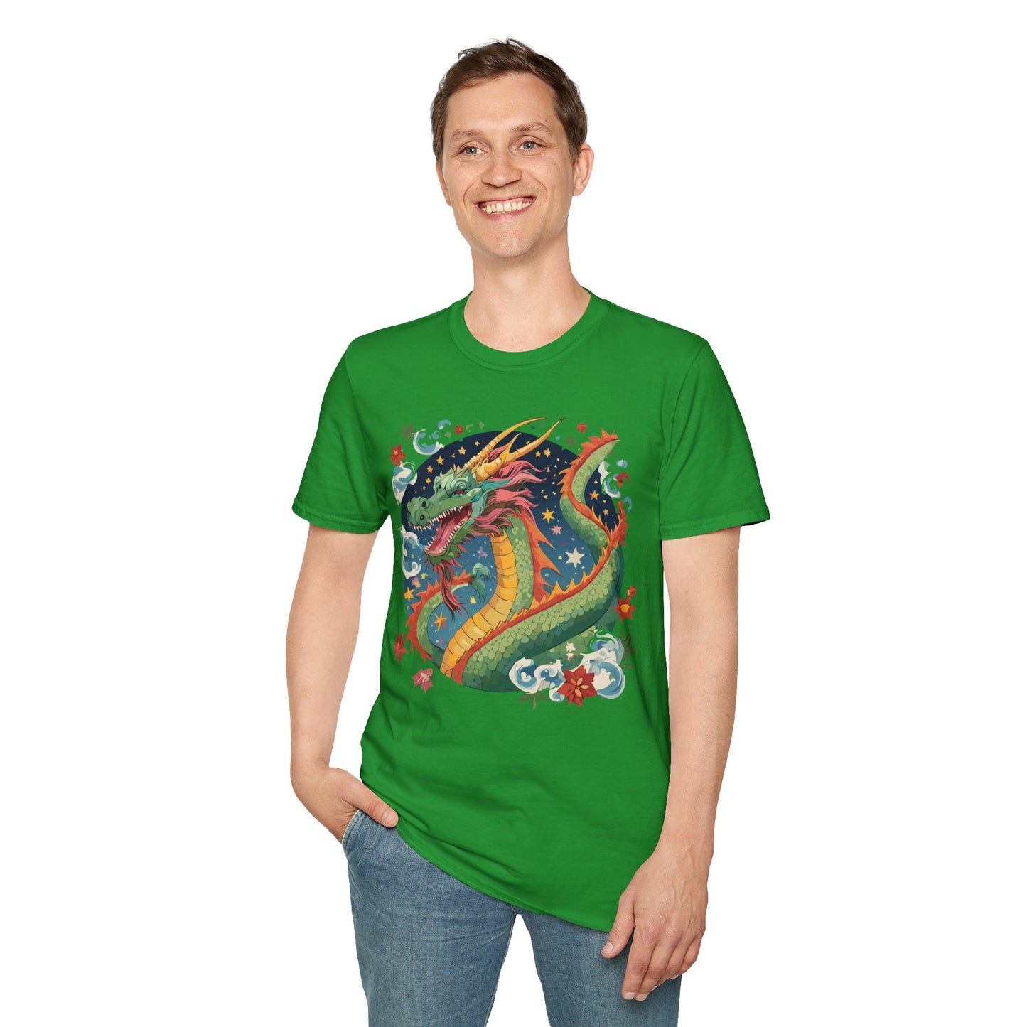 Dragon T Shirt, Dragon Shirt, Shirt with Animals, Animal Shirt