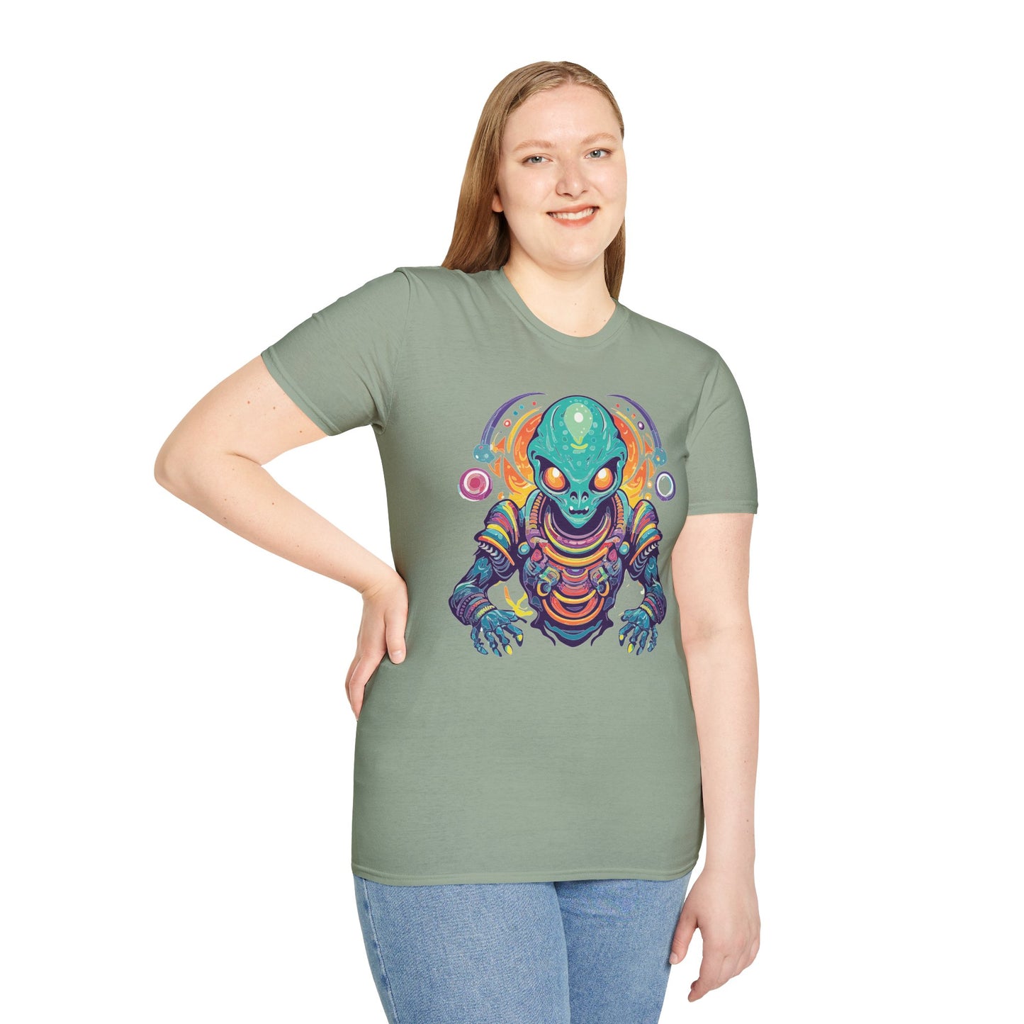 Alien T Shirt, Cosmos Shirt, Shirt with Aliens, Cosmo Shirts