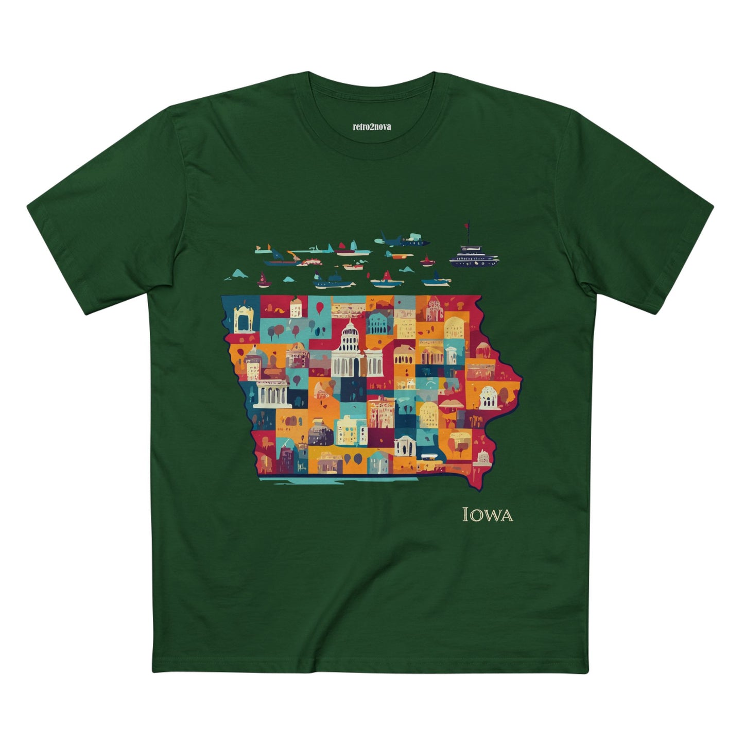 US State Shirts, Iowa Shirt