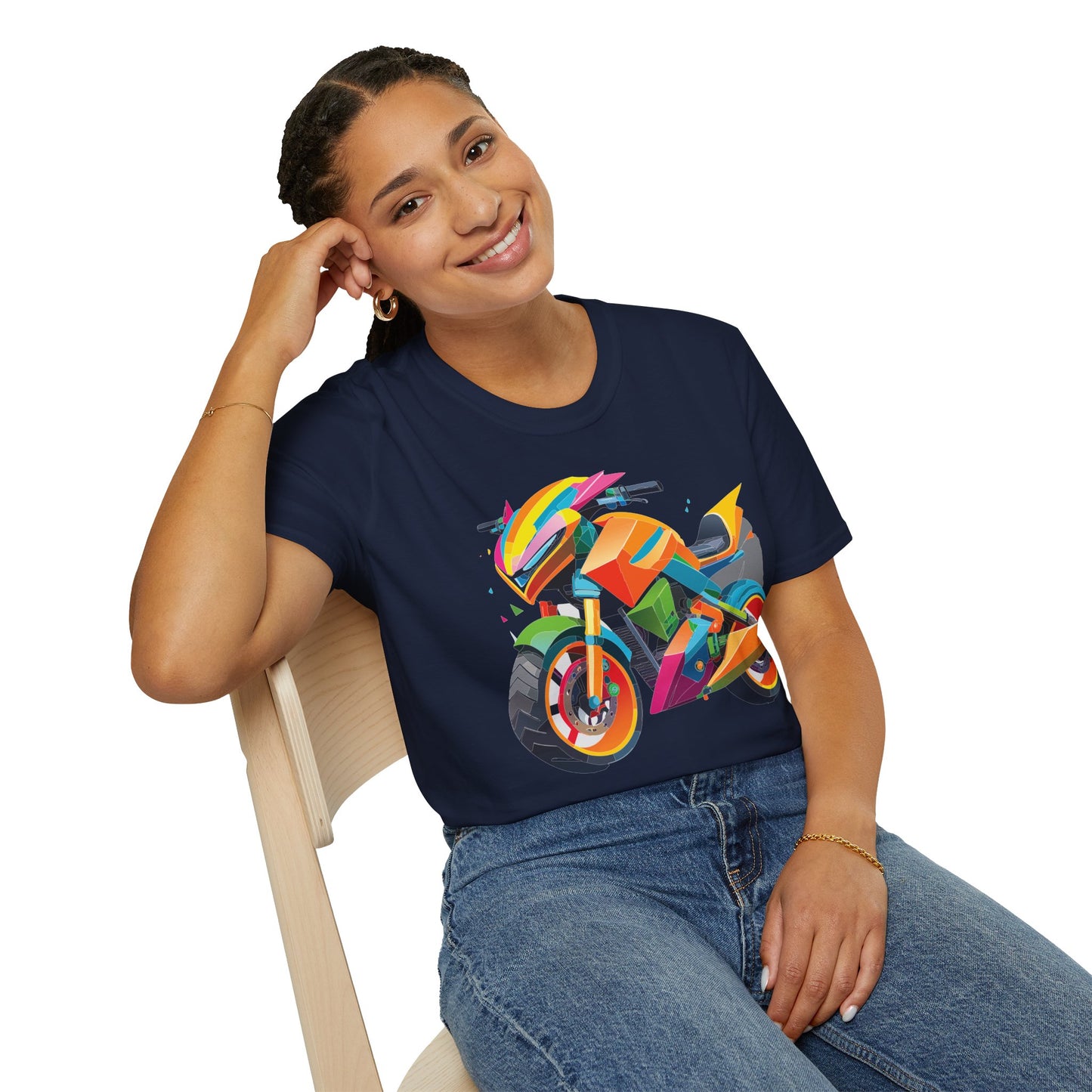 Bike T Shirt, Moto Shirt, Shirt with Motorcycle, MTB T Shirts