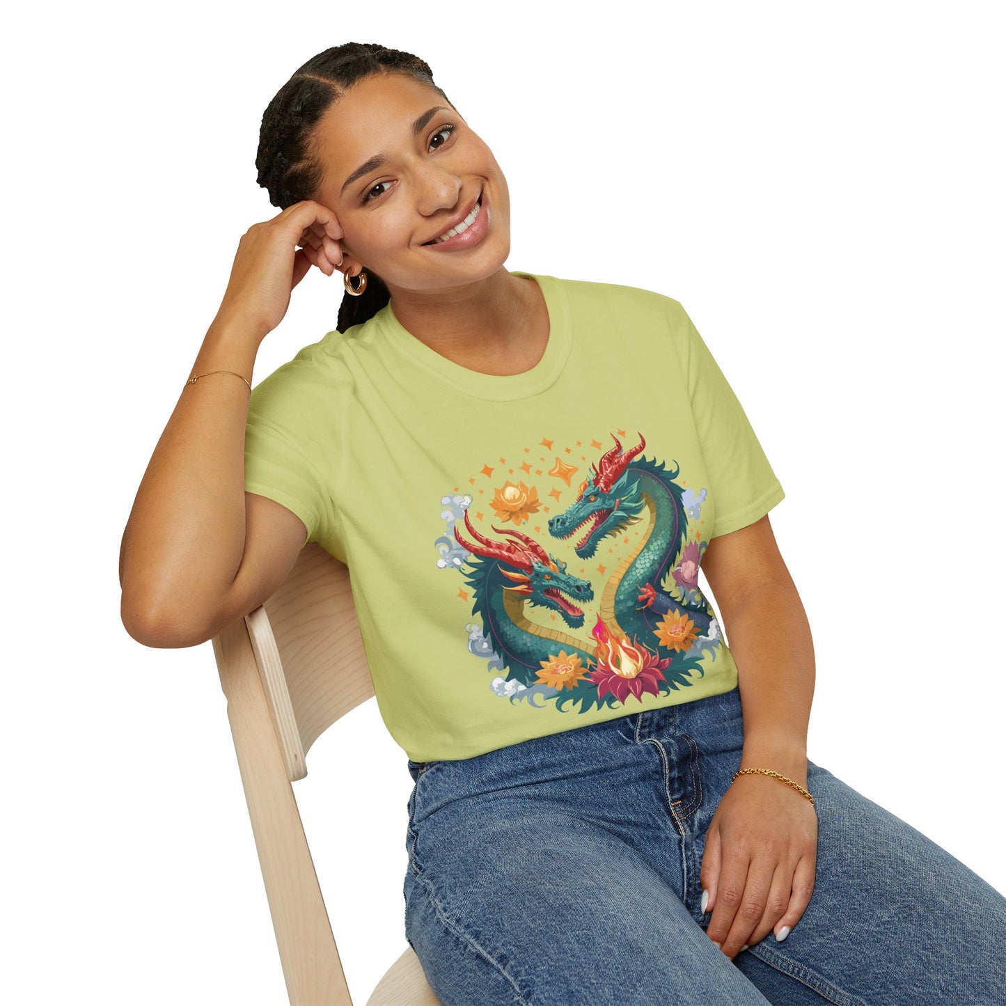Dragon T Shirt, Dragon Shirt, Shirt with Animals, Animal Shirt