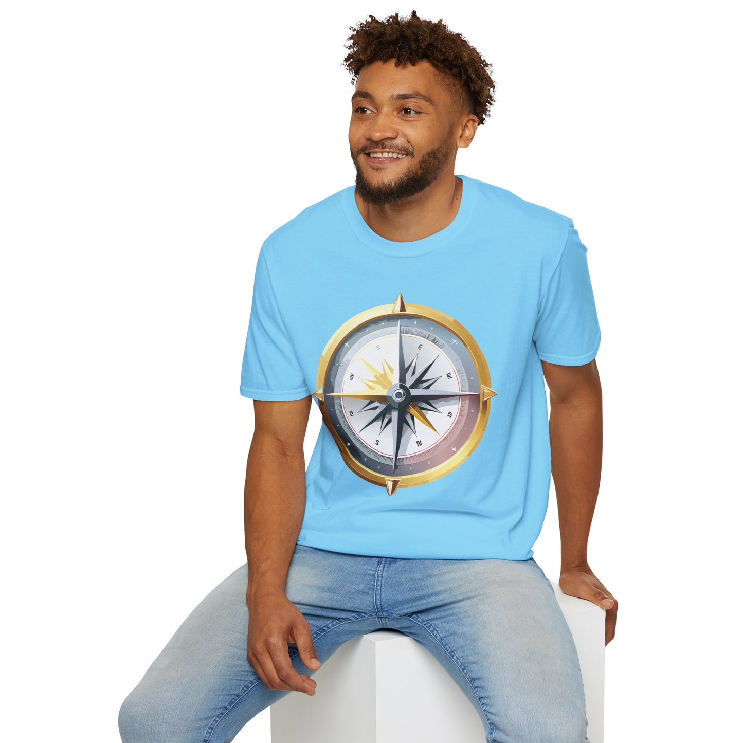 Compass T Shirt, Compass Shirt, Shirt with Compass, Navigator Shirt