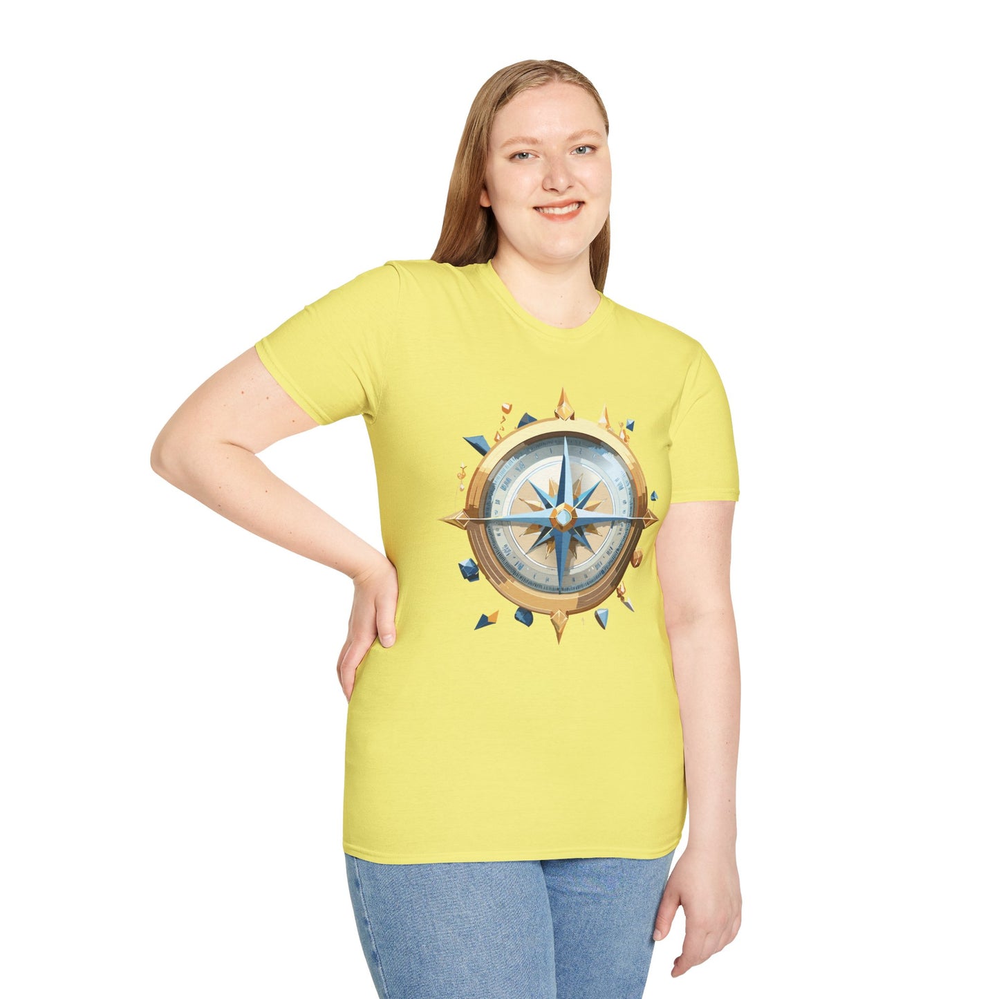 Compass T Shirt, Compass Shirt, Shirt with Compass, Navigator Shirt