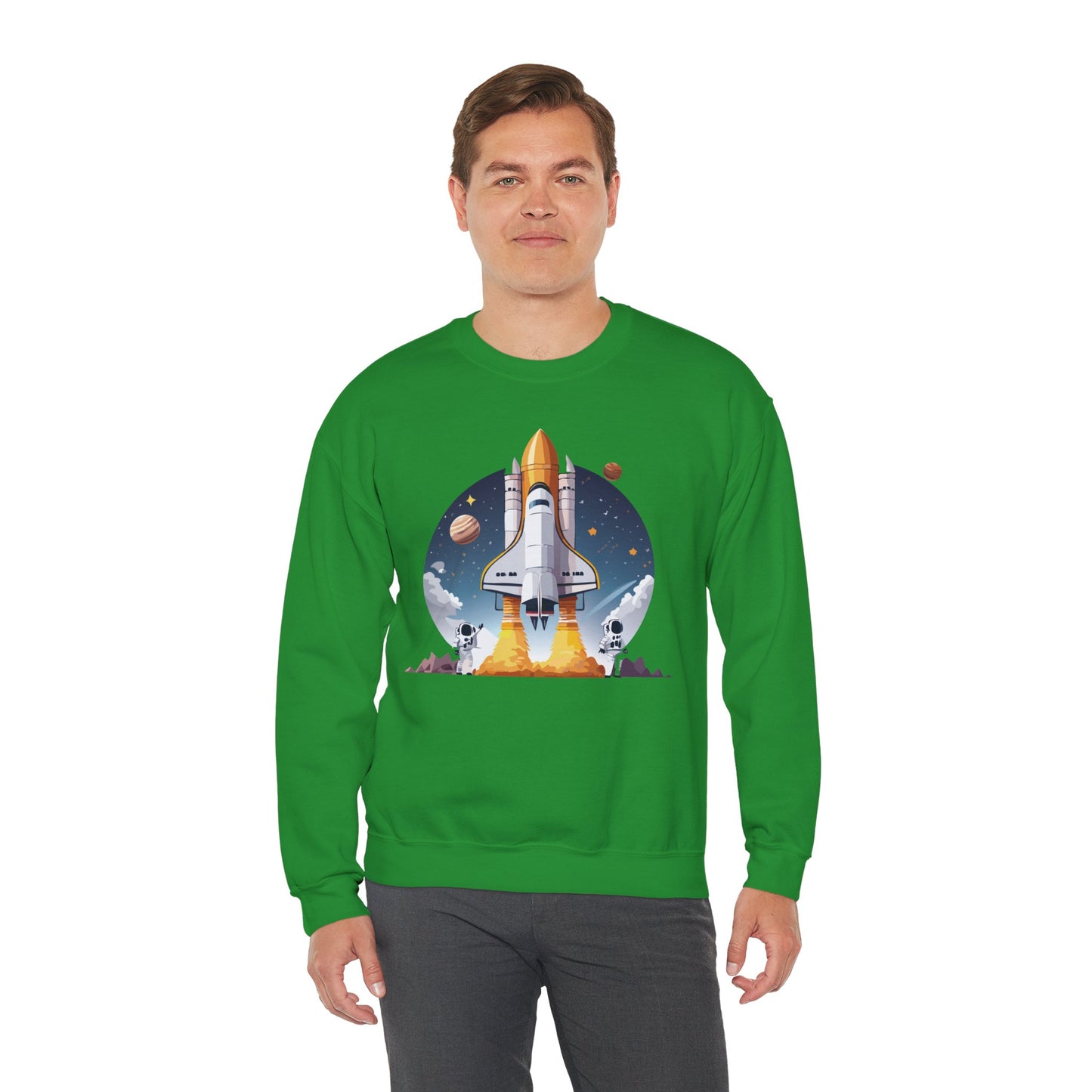 Space Shuttle Sweatshirt, Cosmic Sweatshirt, Astronaut Sweatshirt, Space Cosmic Sweatshirt