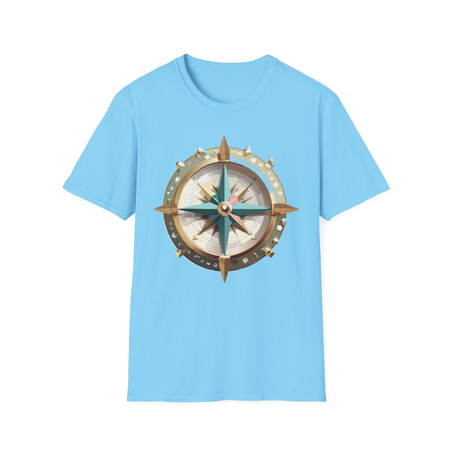 Compass T Shirt, Compass Shirt, Shirt with Compass, Navigator Shirt