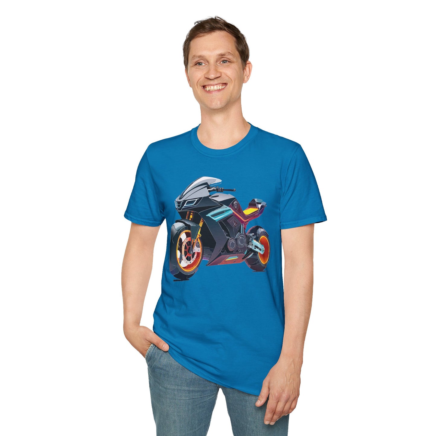 Bike T Shirt, Moto Shirt, Shirt with Motorcycle, MTB T Shirts