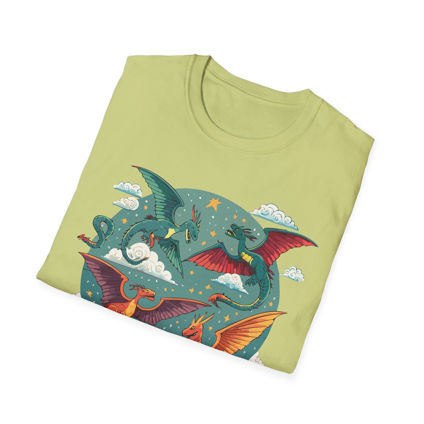 Dragon T Shirt, Dragon Shirt, Shirt with Animals, Animal Shirt