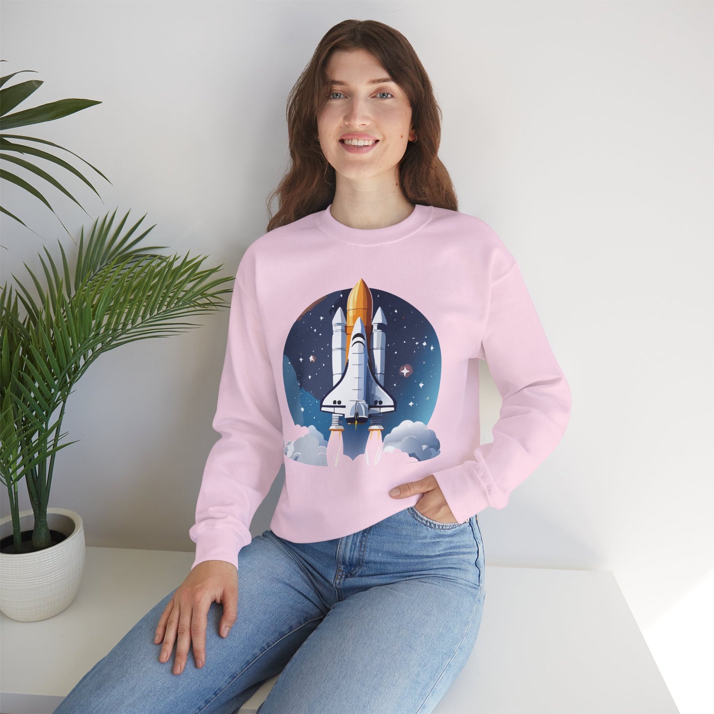 Space Shuttle Sweatshirt, Cosmic Sweatshirt, Astronaut Sweatshirt, Space Cosmic Sweatshirt