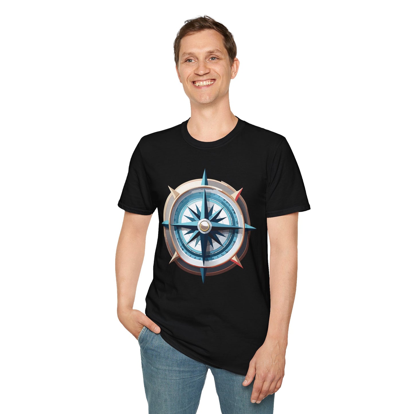 Compass T Shirt, Compass Shirt, Shirt with Compass, Navigator Shirt