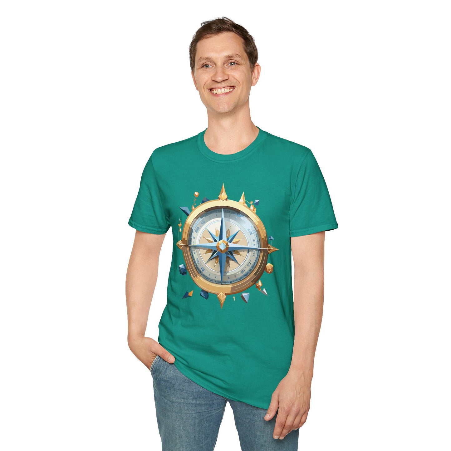 Compass T Shirt, Compass Shirt, Shirt with Compass, Navigator Shirt