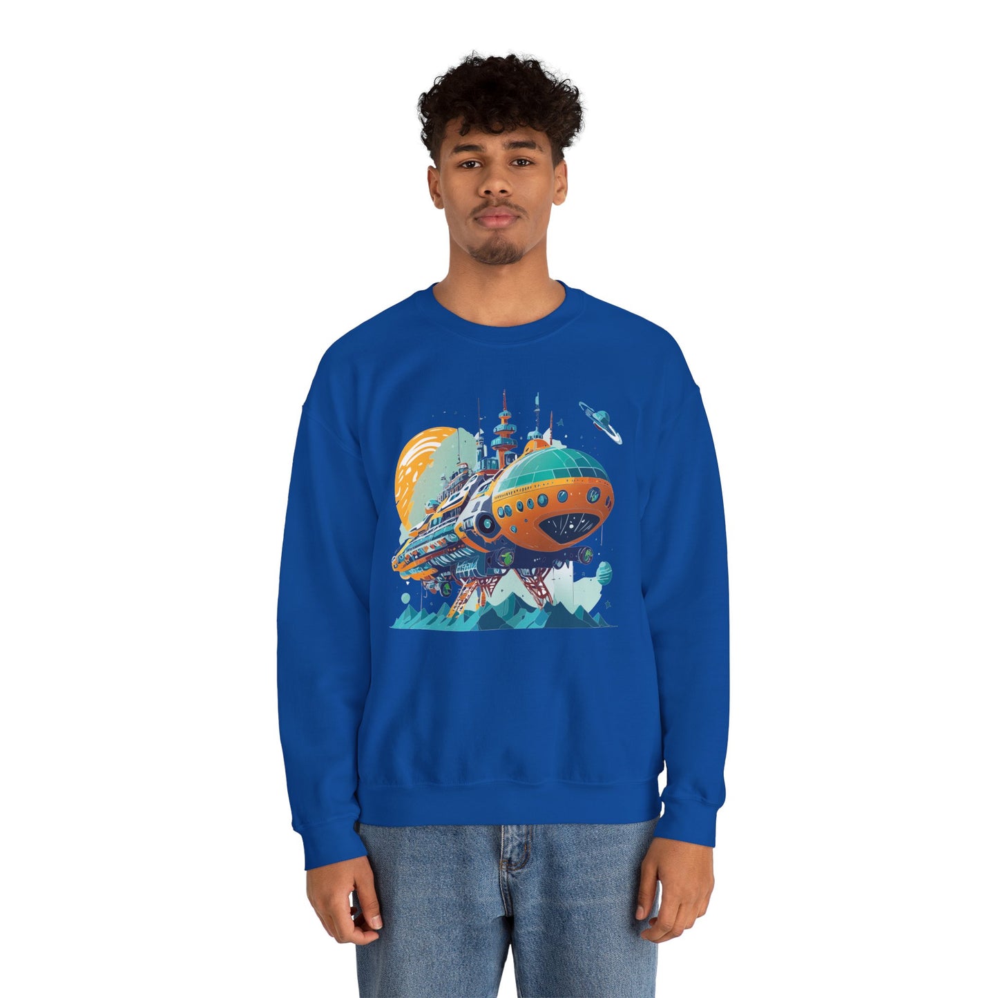 Space Shuttle Sweatshirt, Cosmic Sweatshirt, Astronaut Sweatshirt, Space Cosmic Sweatshirt