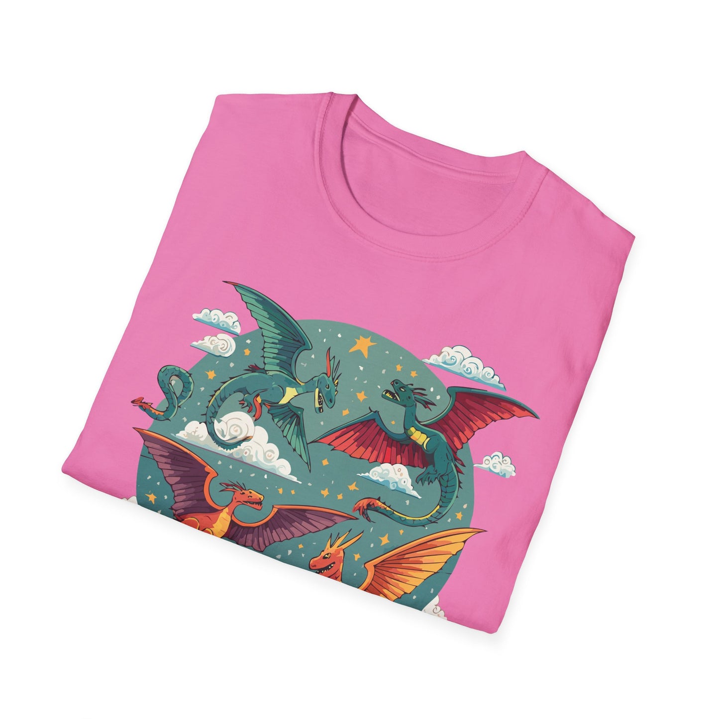 Dragon T Shirt, Dragon Shirt, Shirt with Animals, Animal Shirt